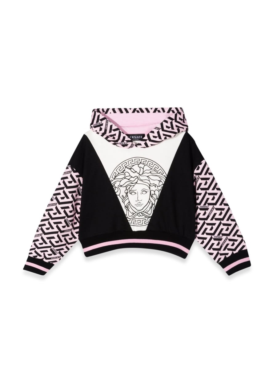 Versace Kids' Sweatshirt In Black