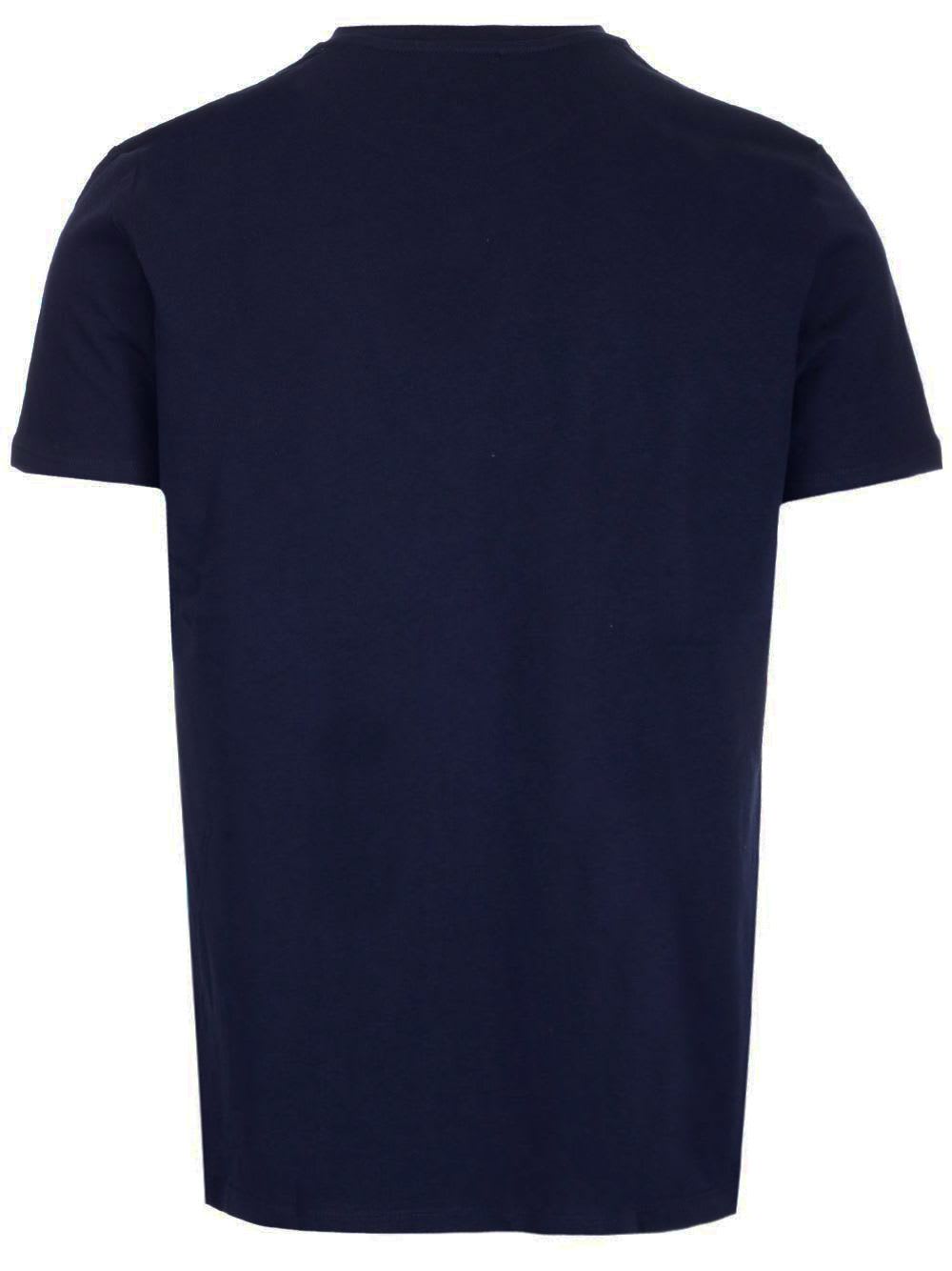 Shop Apc Standard Grand Vpc T-shirt In Tiq Dark Navy/ecru