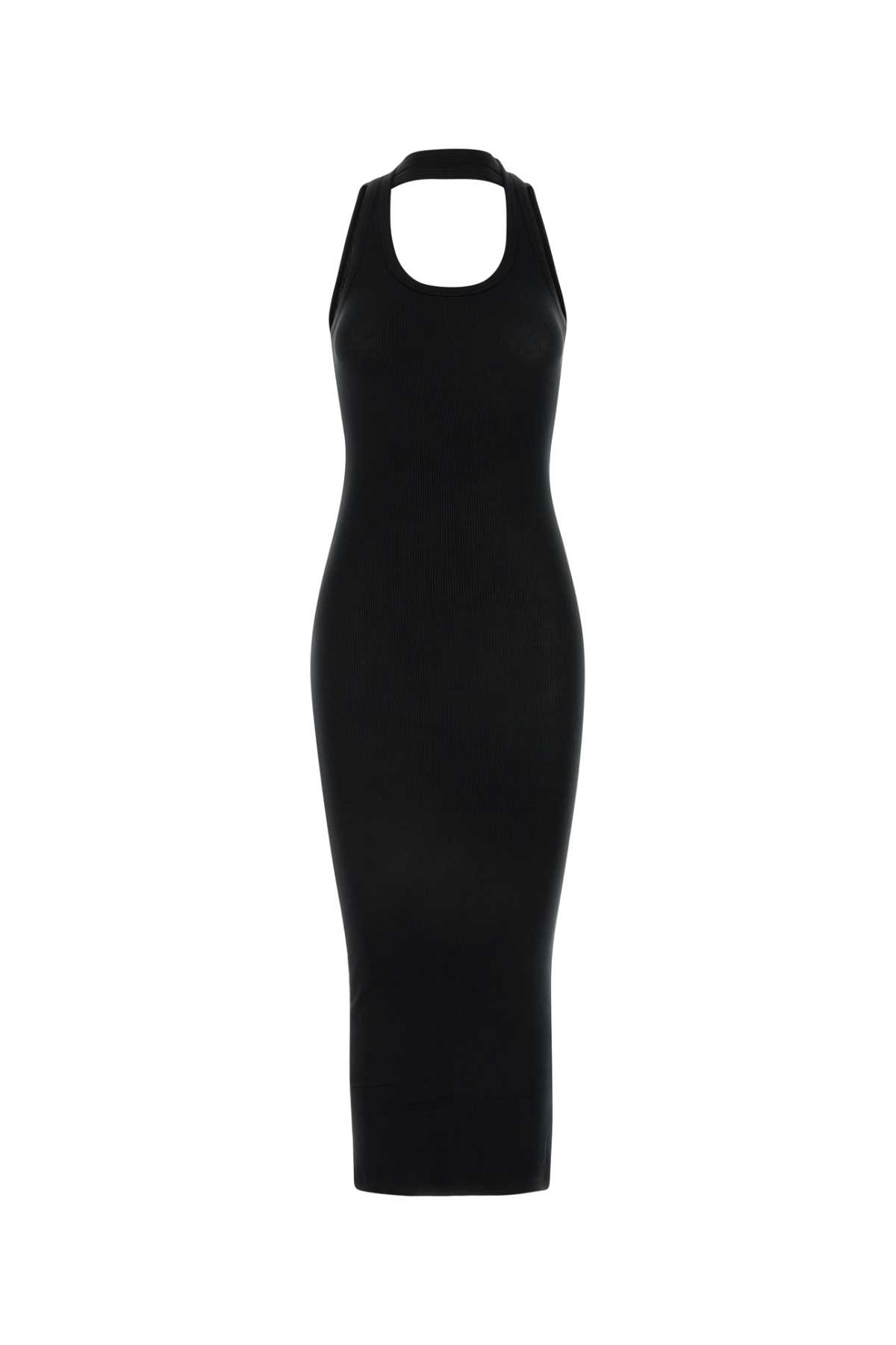 COPERNI BLACK STRETCH VISCOSE DRESS 