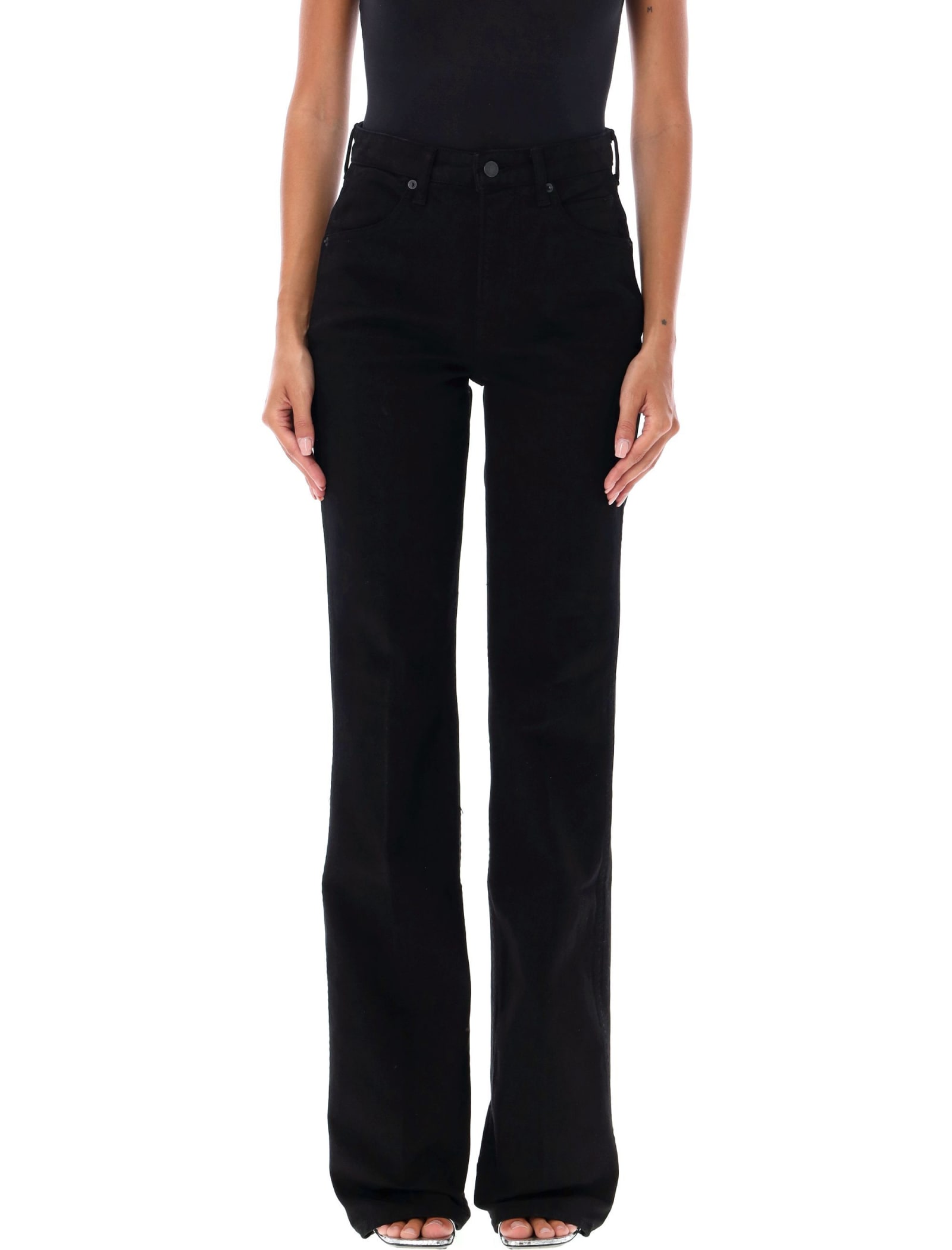 Shop Tom Ford Flared Jeans In Black