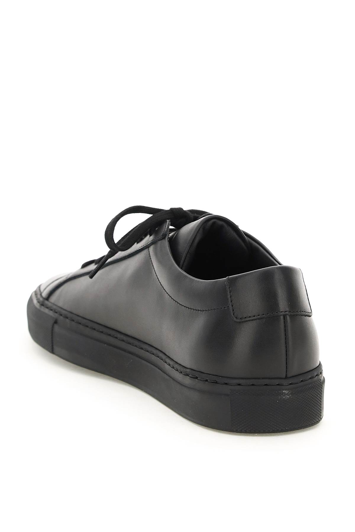 Shop Common Projects Original Achilles Low Sneakers In Black (black)