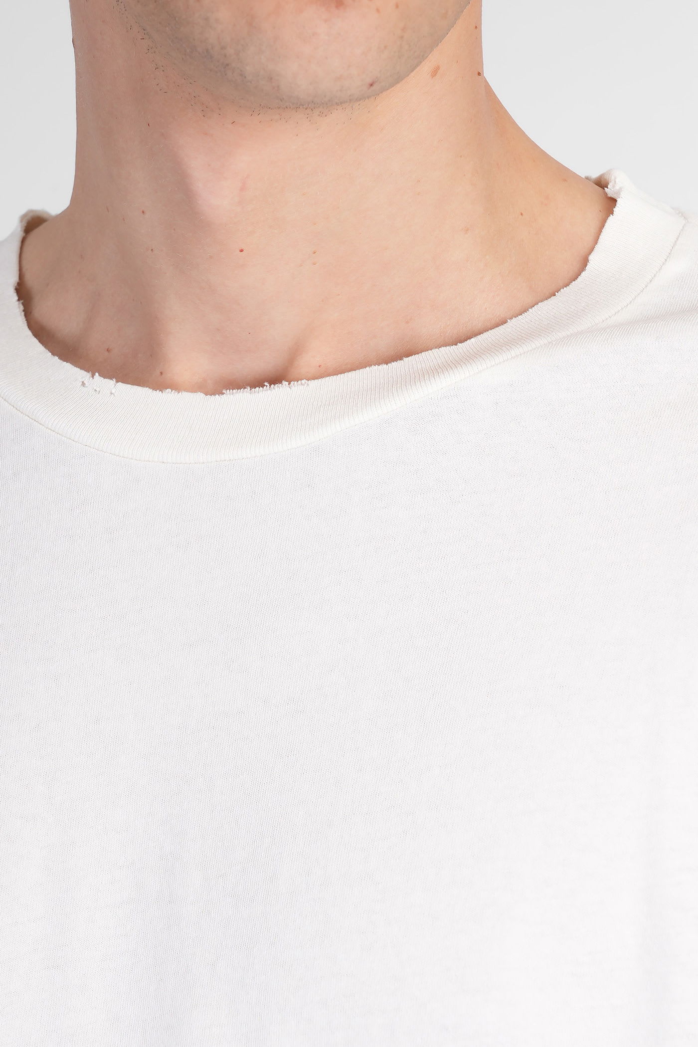 John Elliott T-shirt In Beige Cotton
