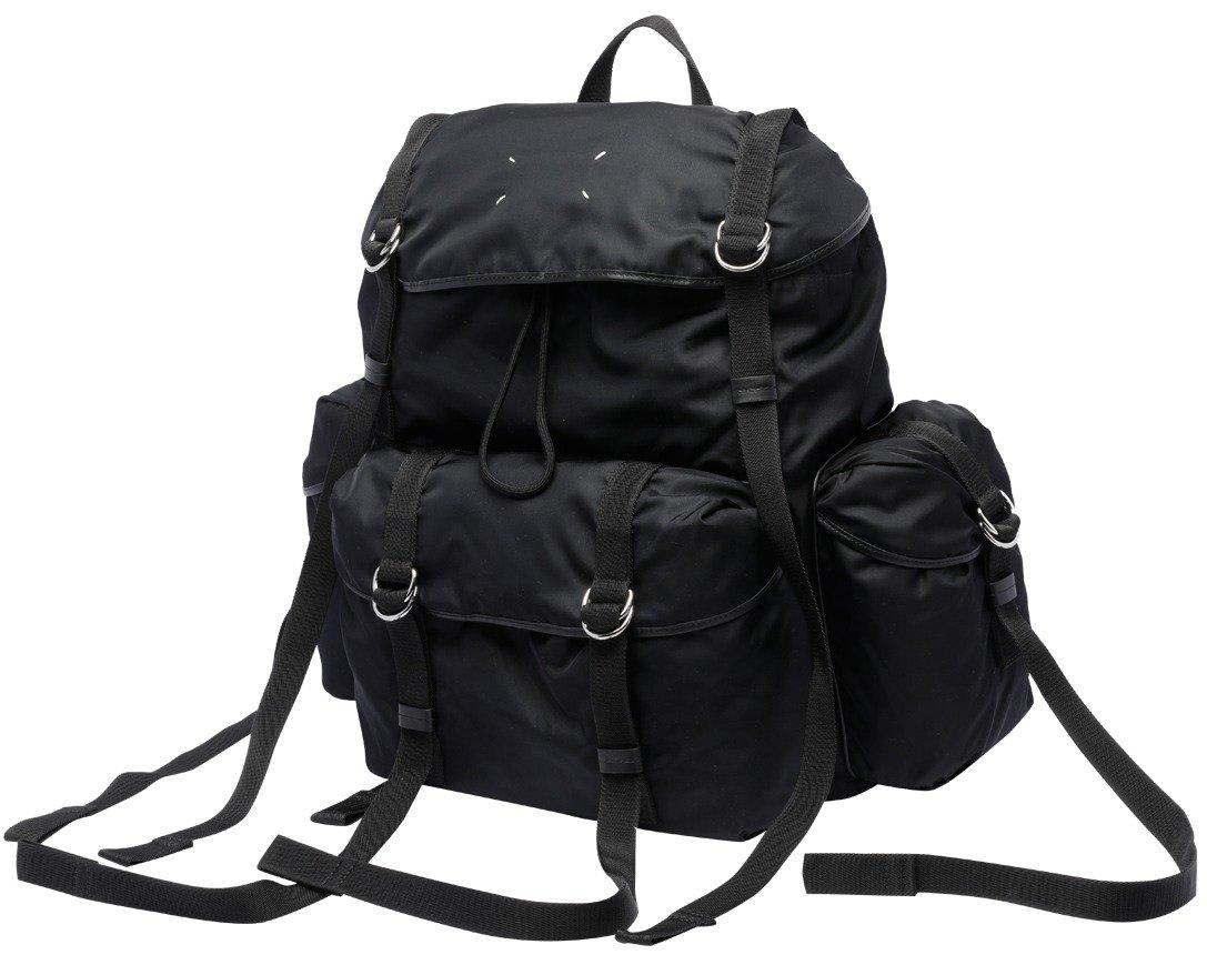 Shop Maison Margiela High Tech Xl Backpack In Black