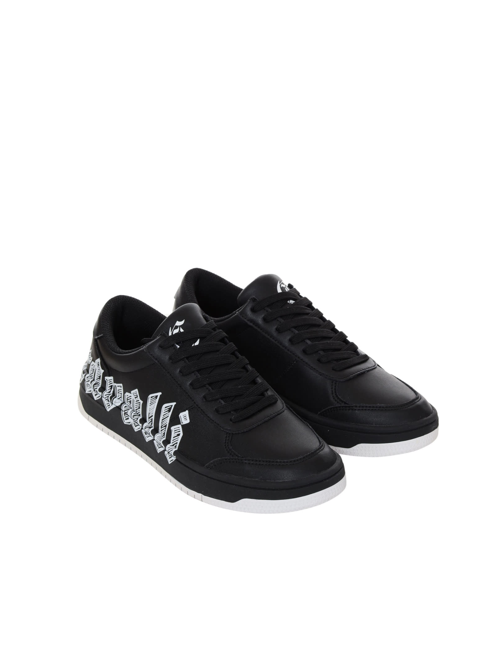 Just Cavalli Cavalli Logo Trainers In Black