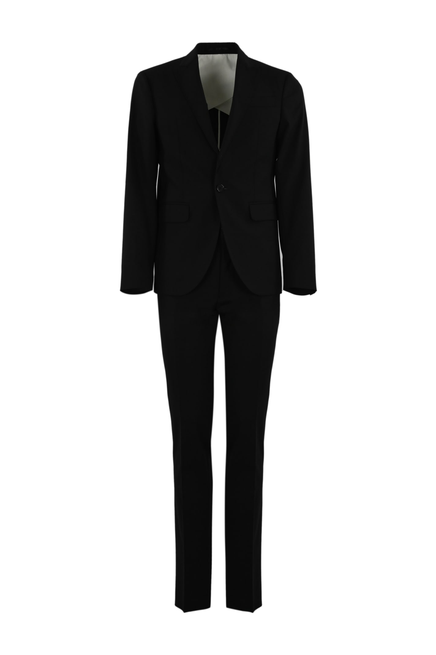 Dsquared2 Tailored Tokyo Single-breasted Suit In Nero
