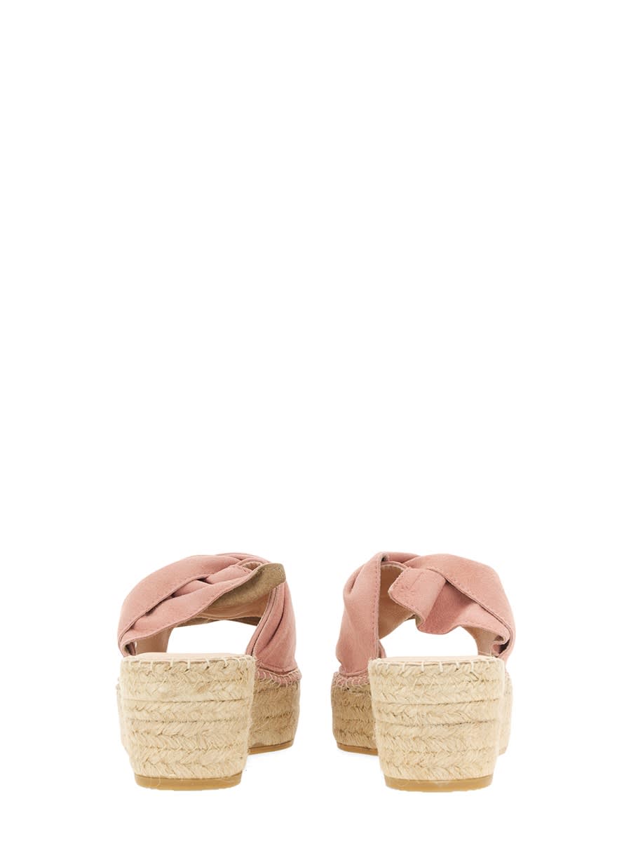 Shop Manebi Knot Sandal In Pink