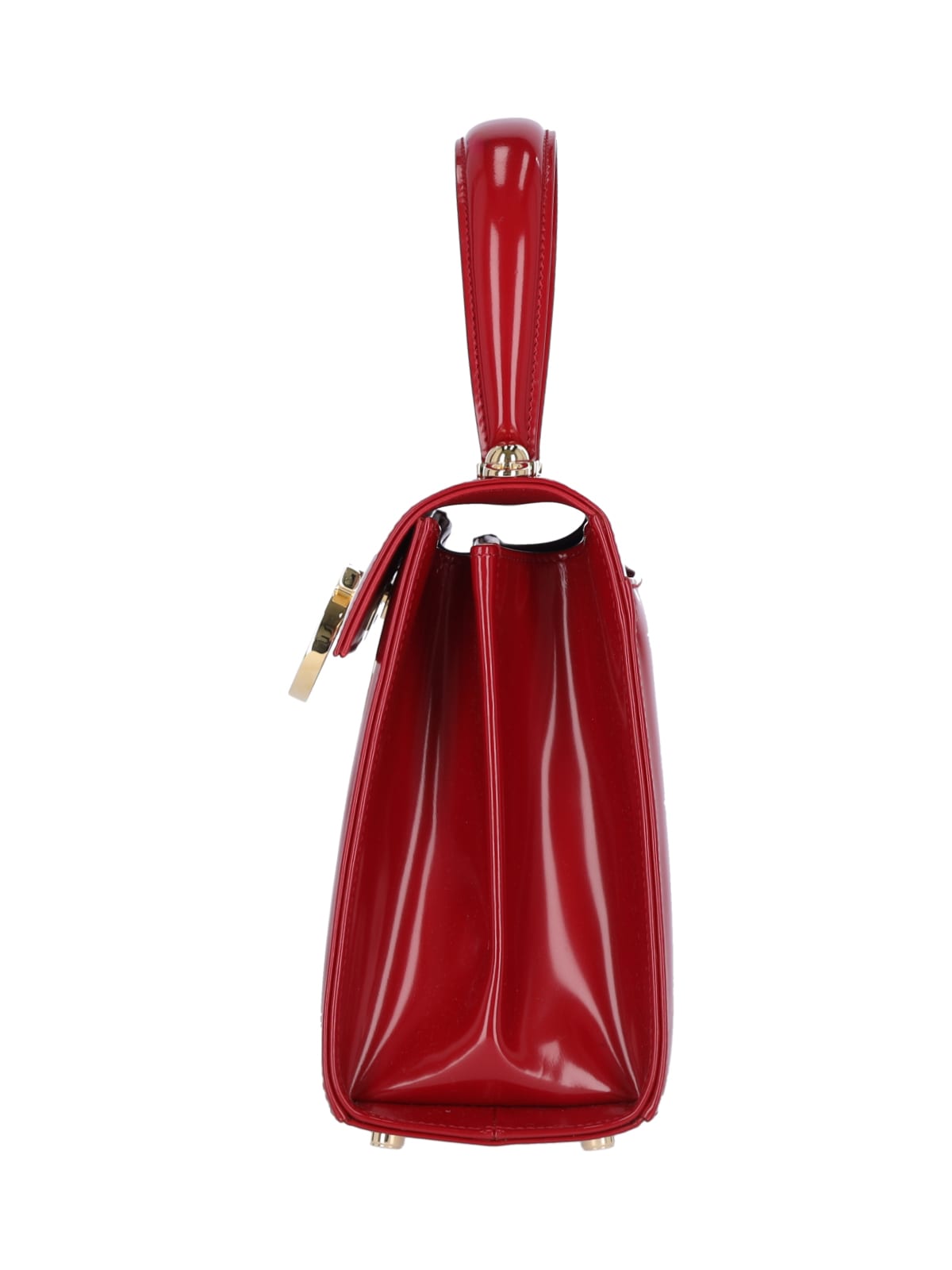 Shop Ferragamo Iconic S Handbag In Red