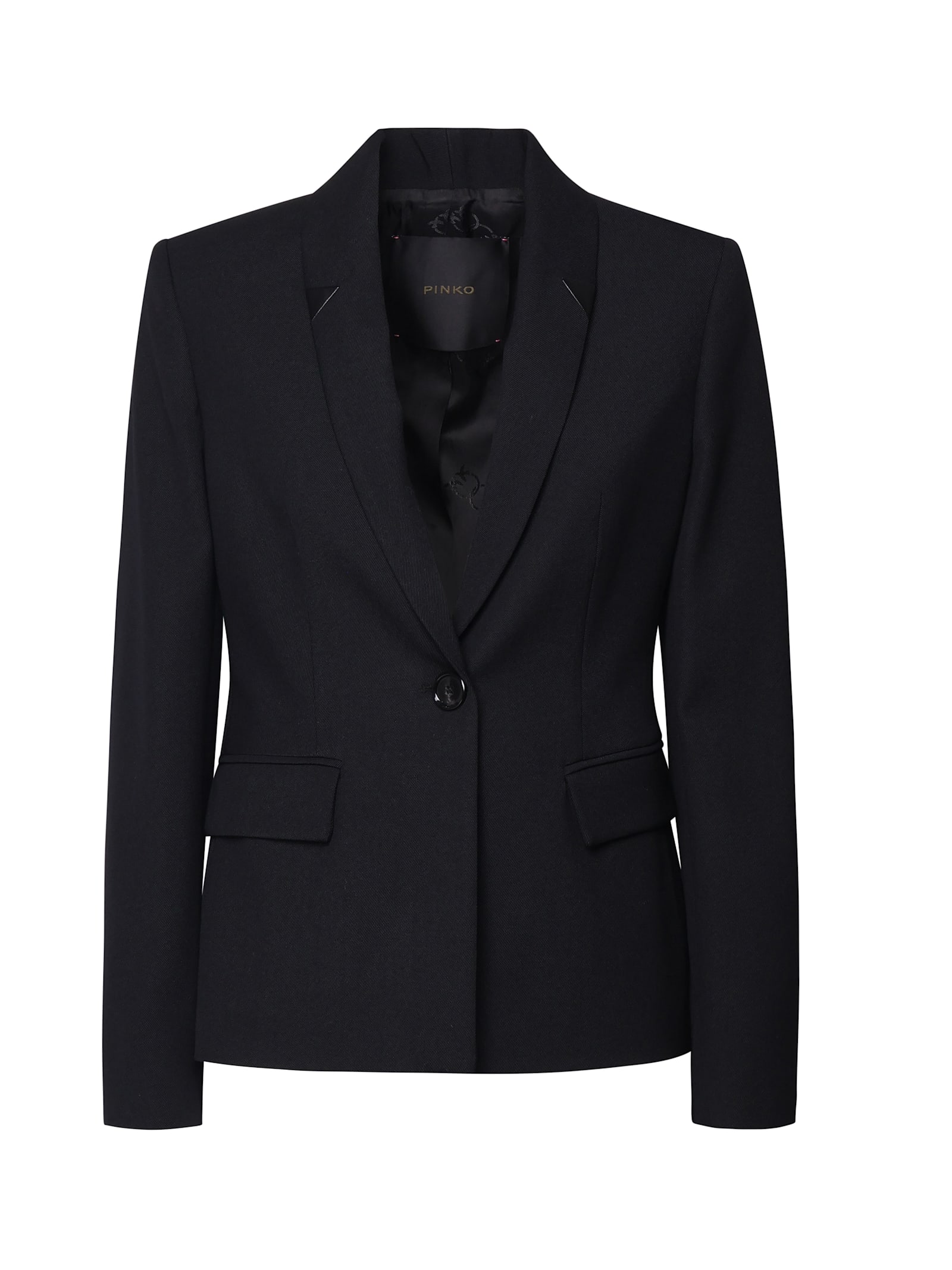 Shop Pinko Giappone Twill Blazer In Black