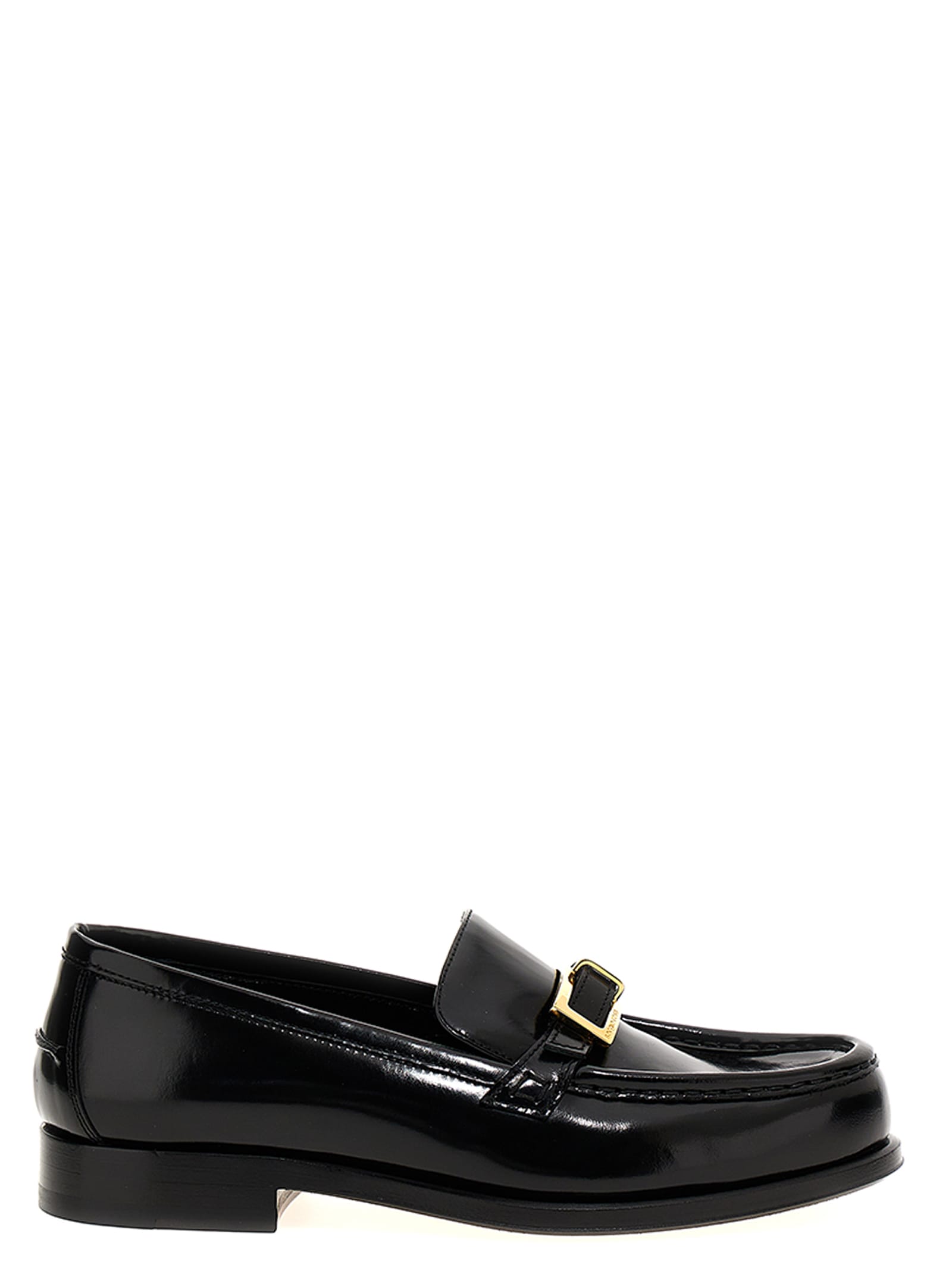 SERGIO ROSSI SNOOTH LEATHER LOAFERS