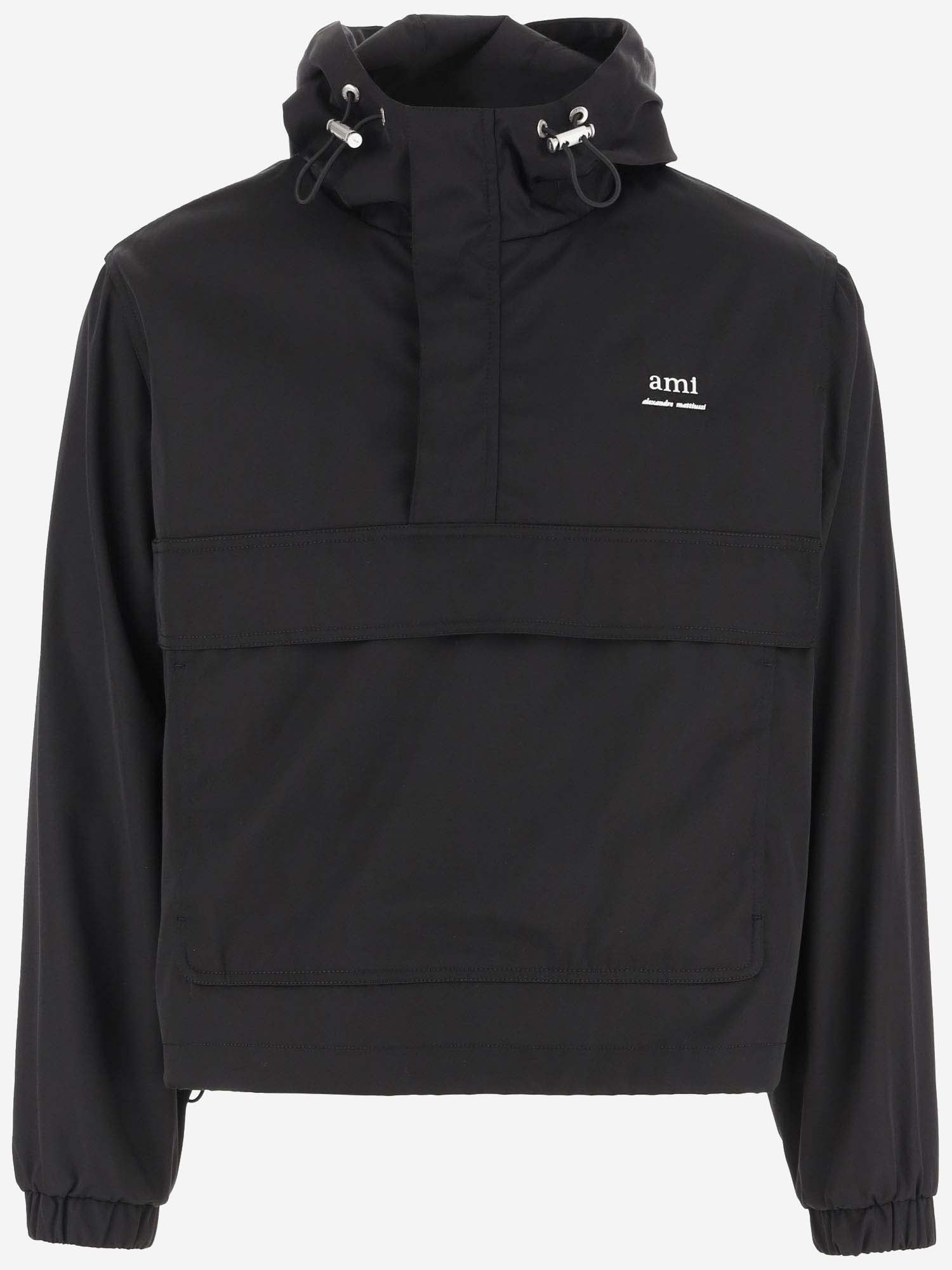 Technical Fabric Jacket With Logo