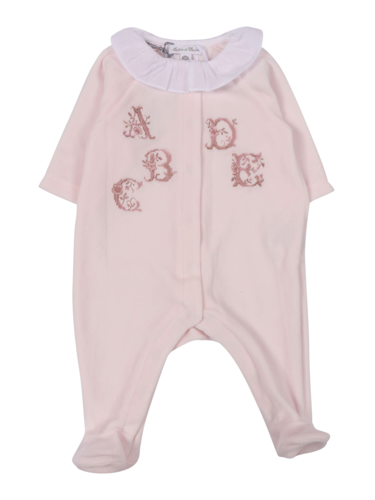 Tartine Et Chocolat Babies' Romper Suit In Pink