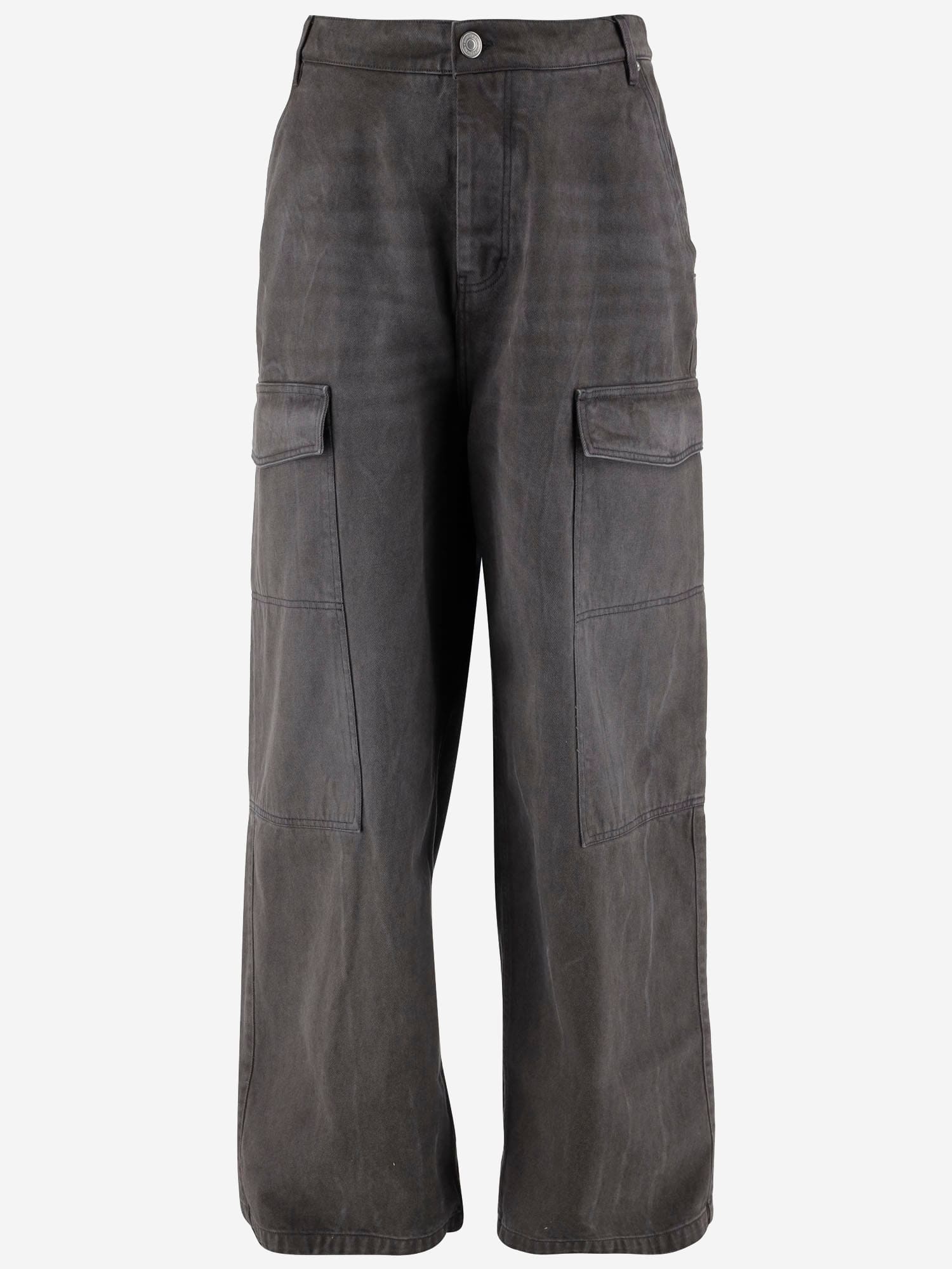 Cotton Baggy Worker Pants