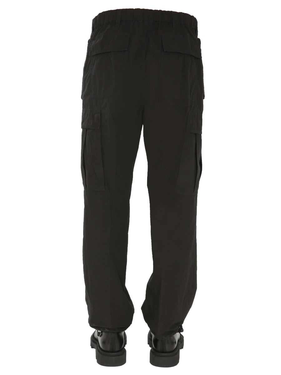 Shop Aspesi Carrier Trousers In Black