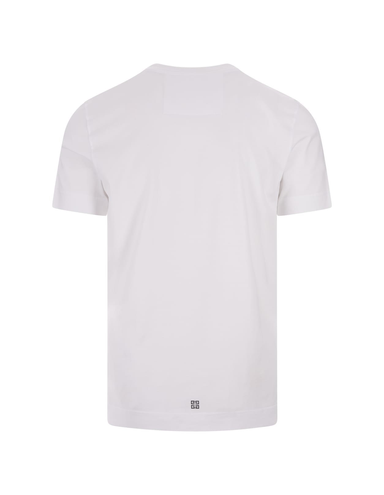 Shop Givenchy White T-shirt With  Archetype Print On Front