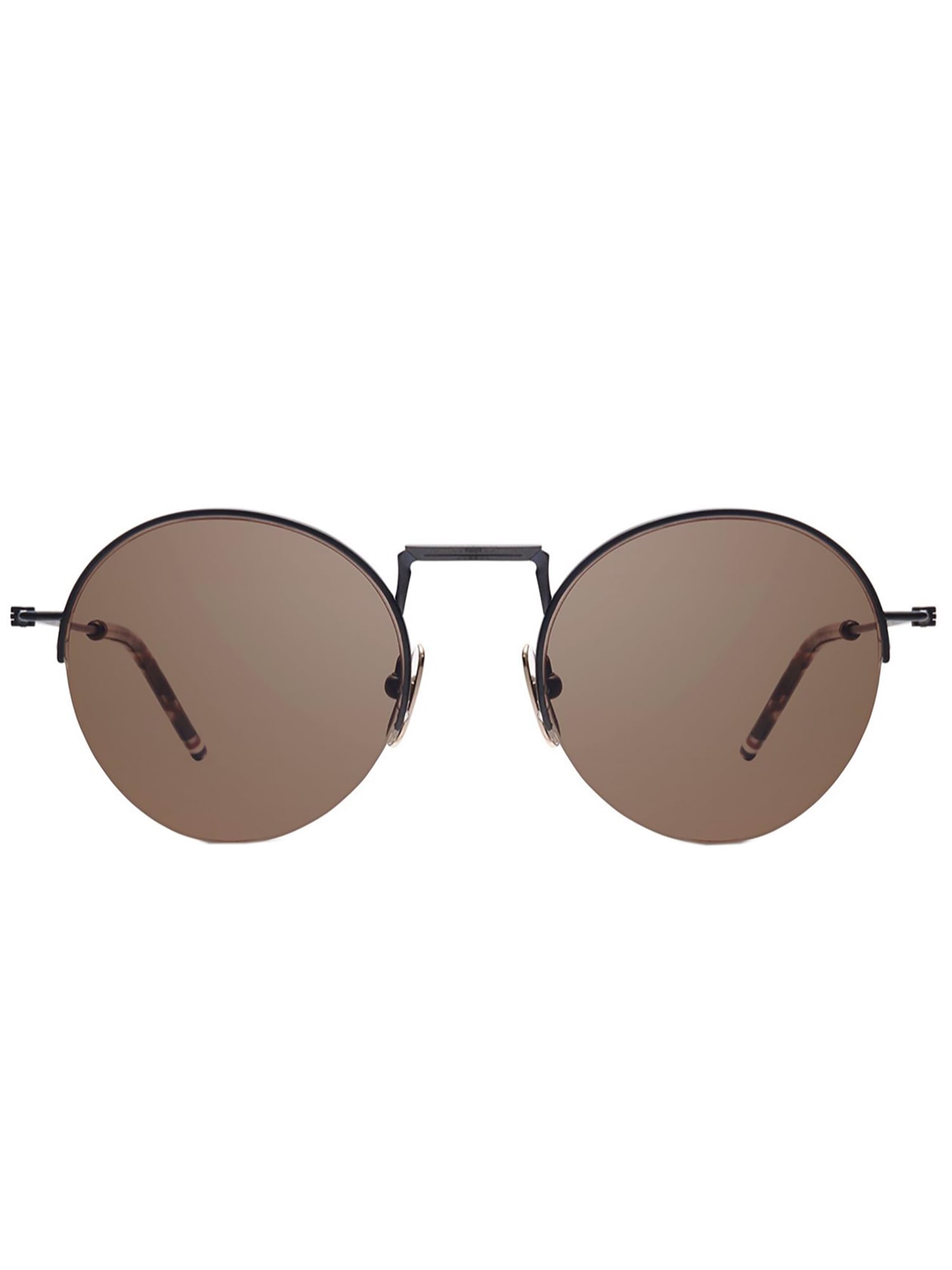 Shop Thom Browne Ues118a/g0001 Sunglasses In _ Black