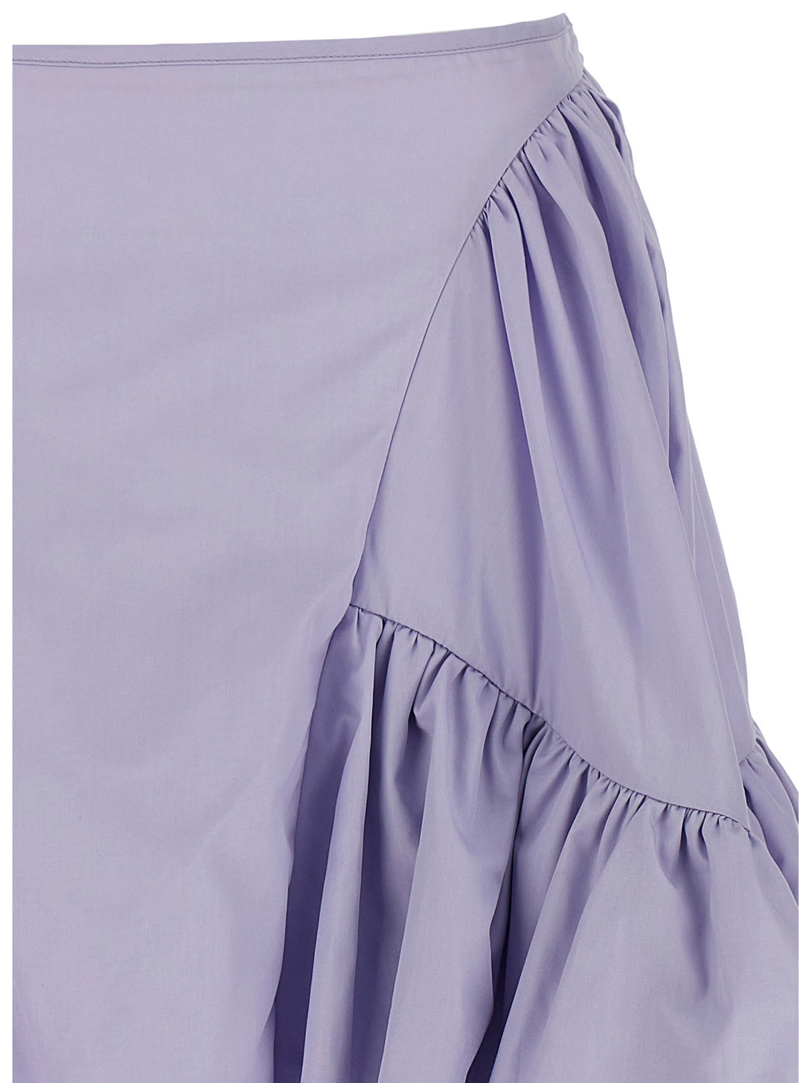 Shop Cecilie Bahnsen Damara Skirt In Purple