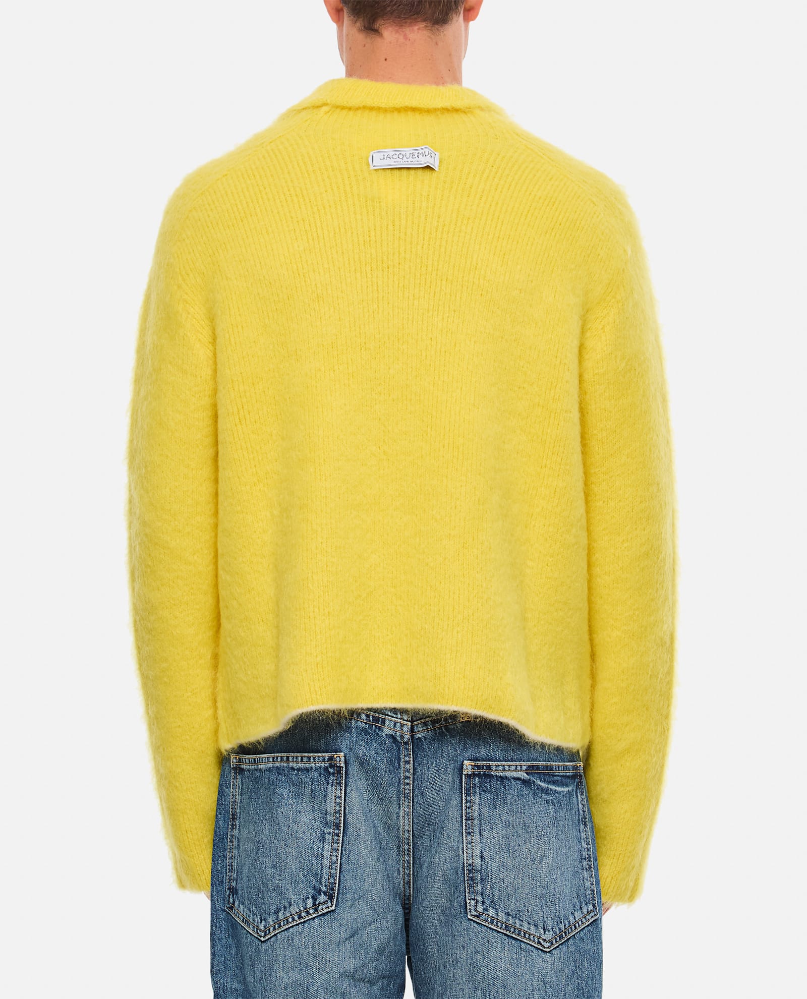 Shop Jacquemus Le Pull Marina Sweater In Yellow