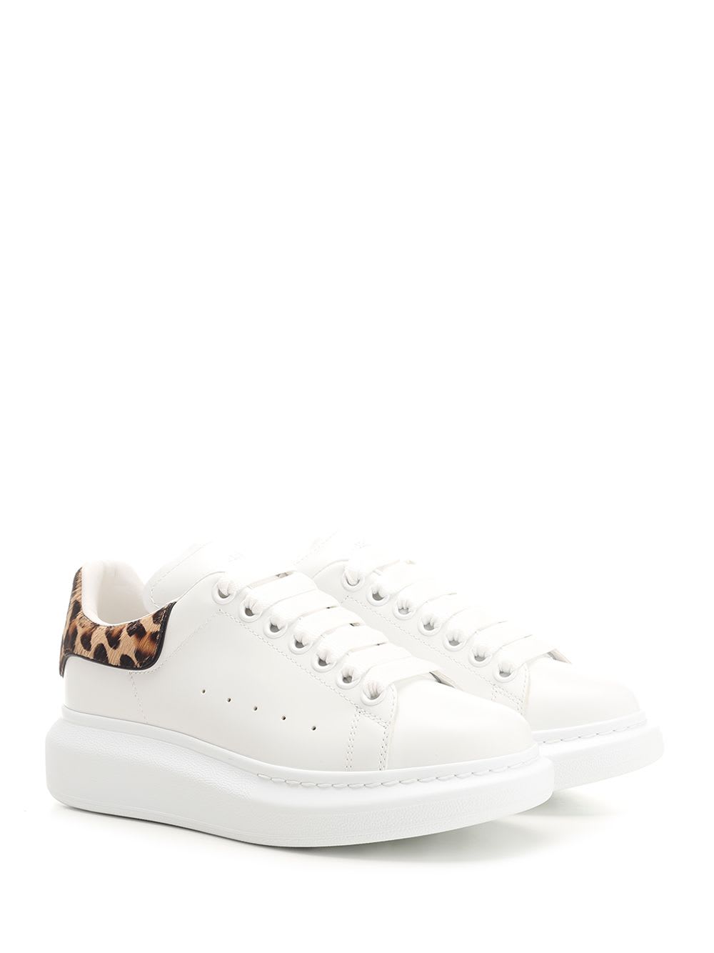 Shop Alexander Mcqueen Oversize Sneakers In White