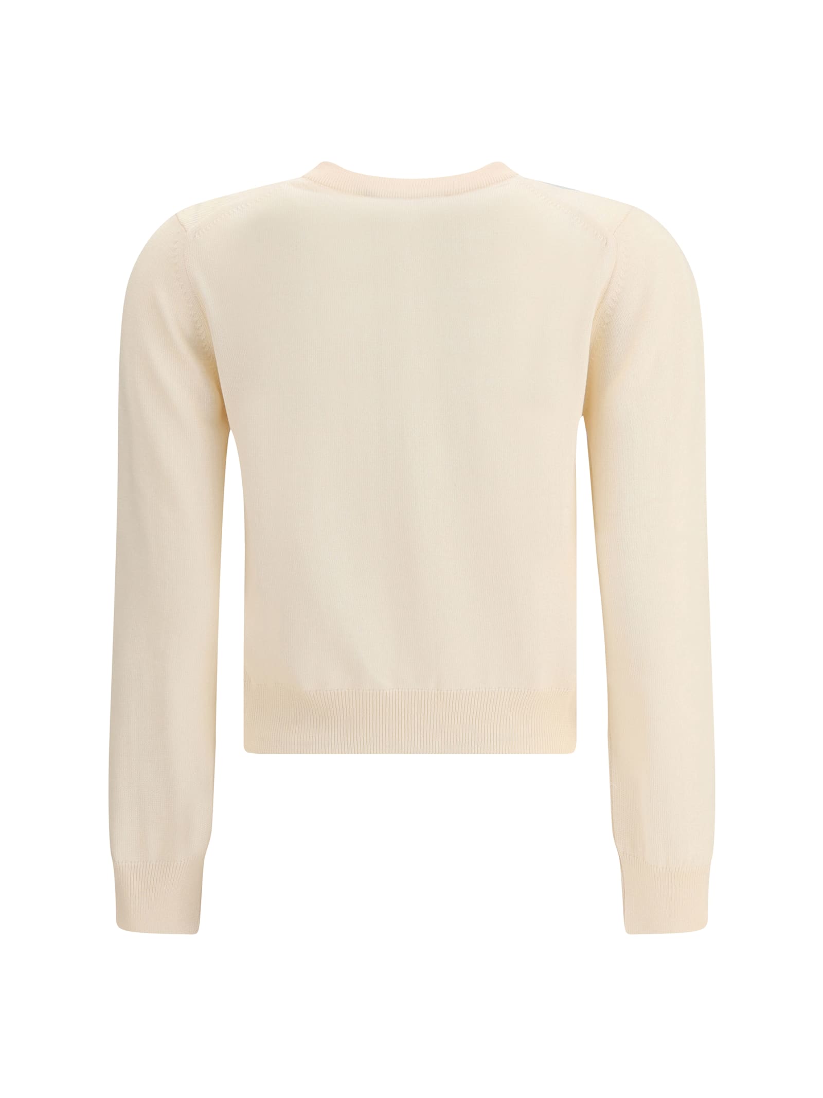 Maison Kitsuné Profile Fox-embroidered Button Cardigan In Pink