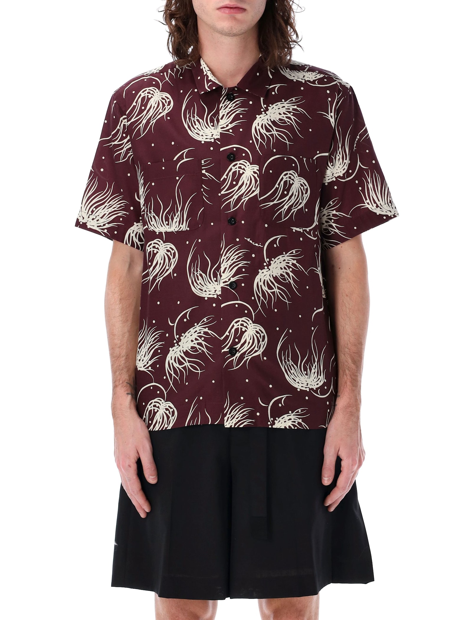Sacai Printed Bowling Shirt