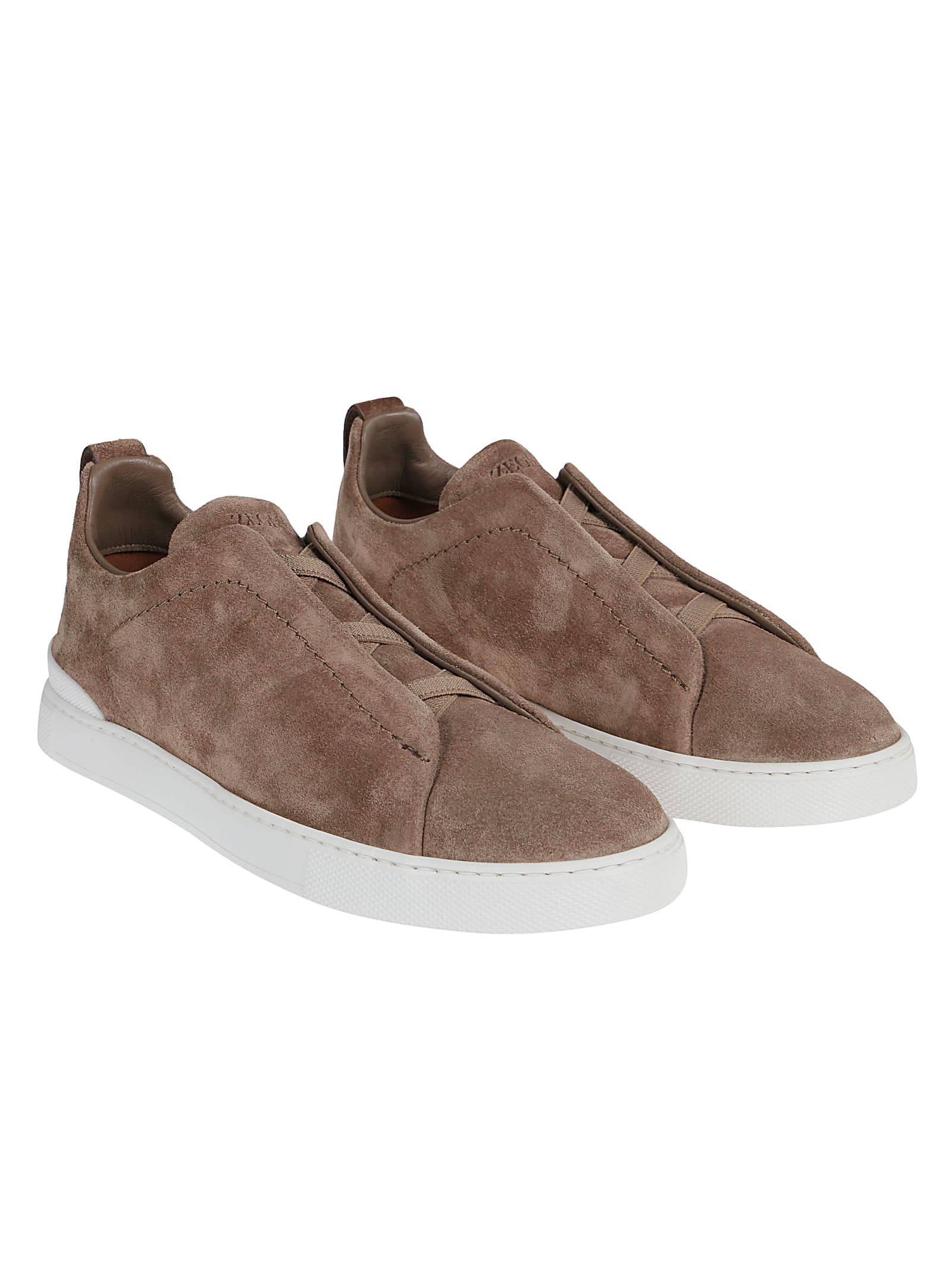 Zegna Triple Stitch Low Top Sneakers In Multi