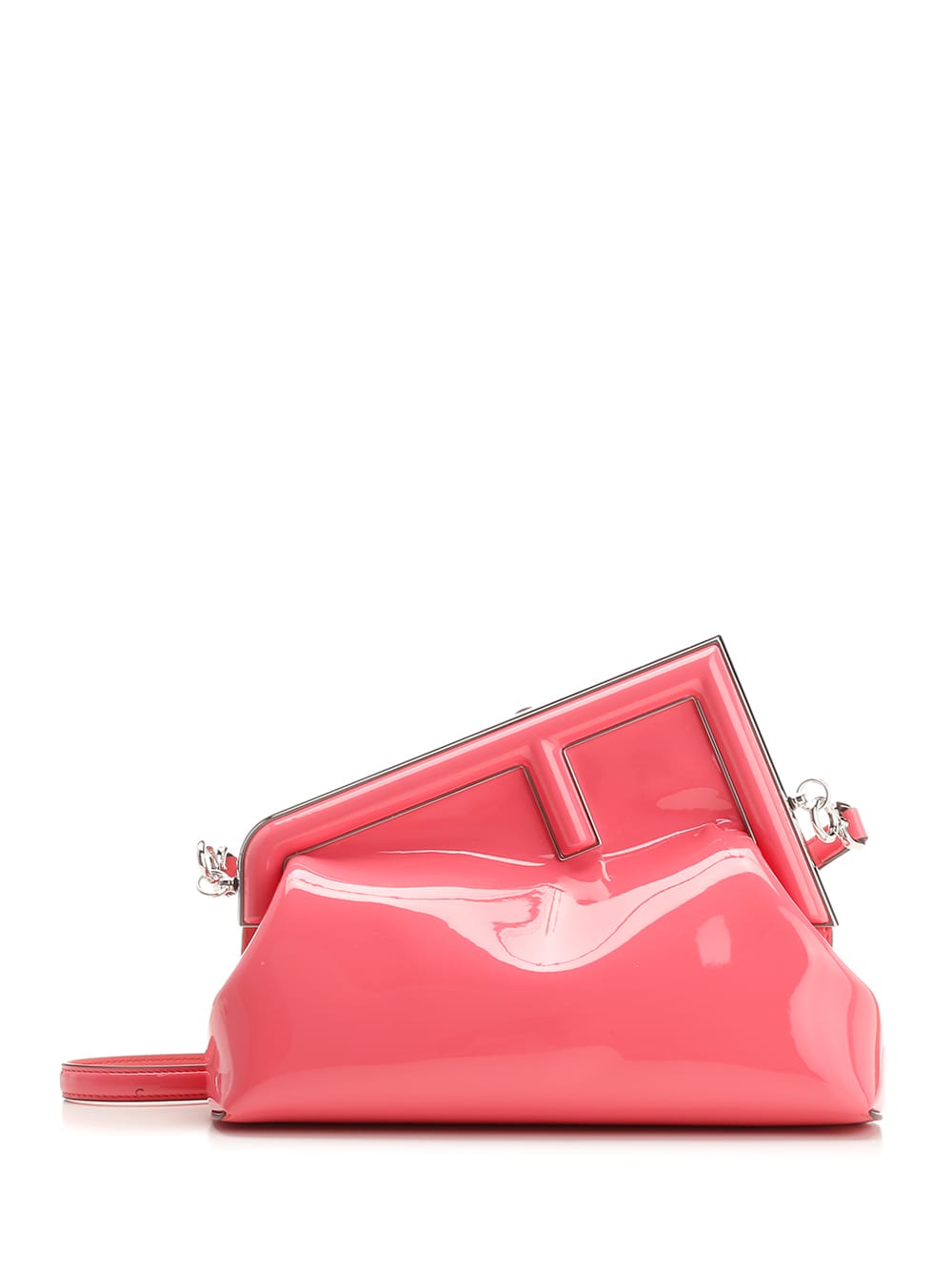 Fendi First Pink Leather Clutch Bag (Pre-Owned)