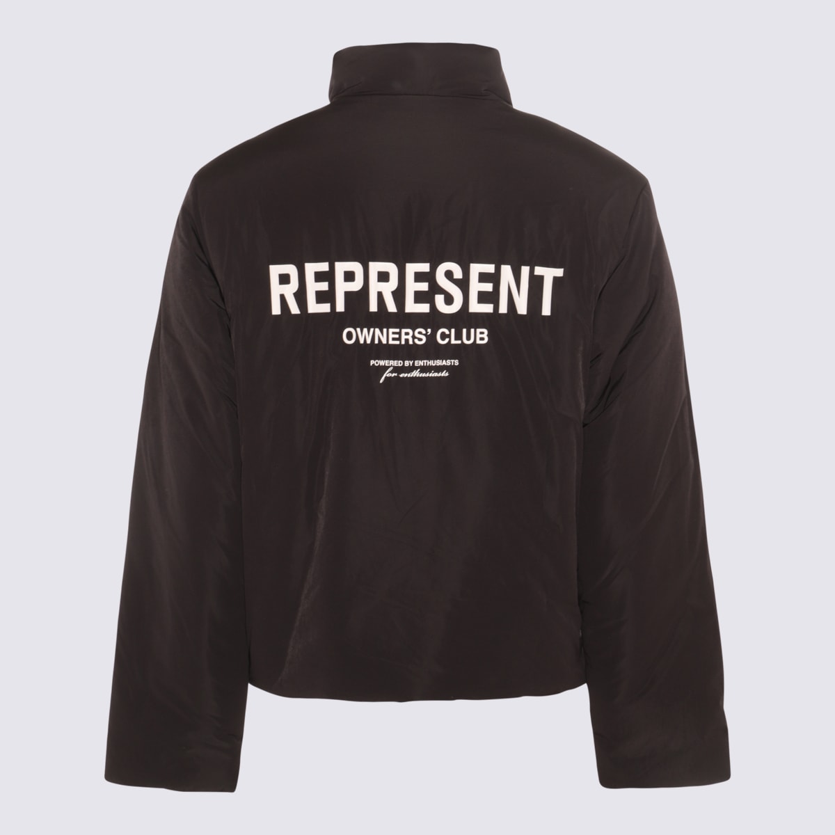 Shop Represent Black Down Jacket