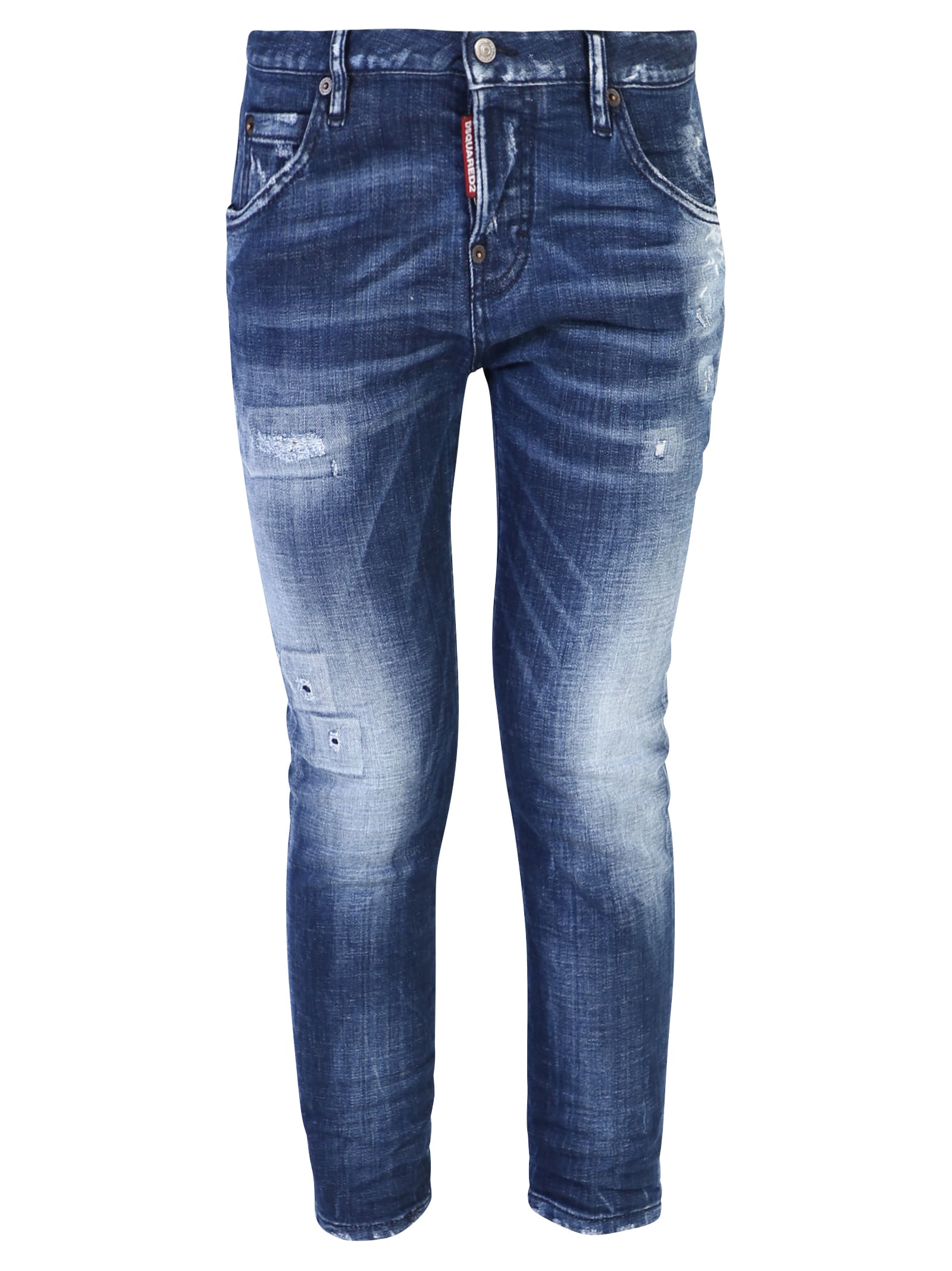 Dsquared2 Dsquared2 Cropped Denim Jeans - Blue - 10793844 | italist