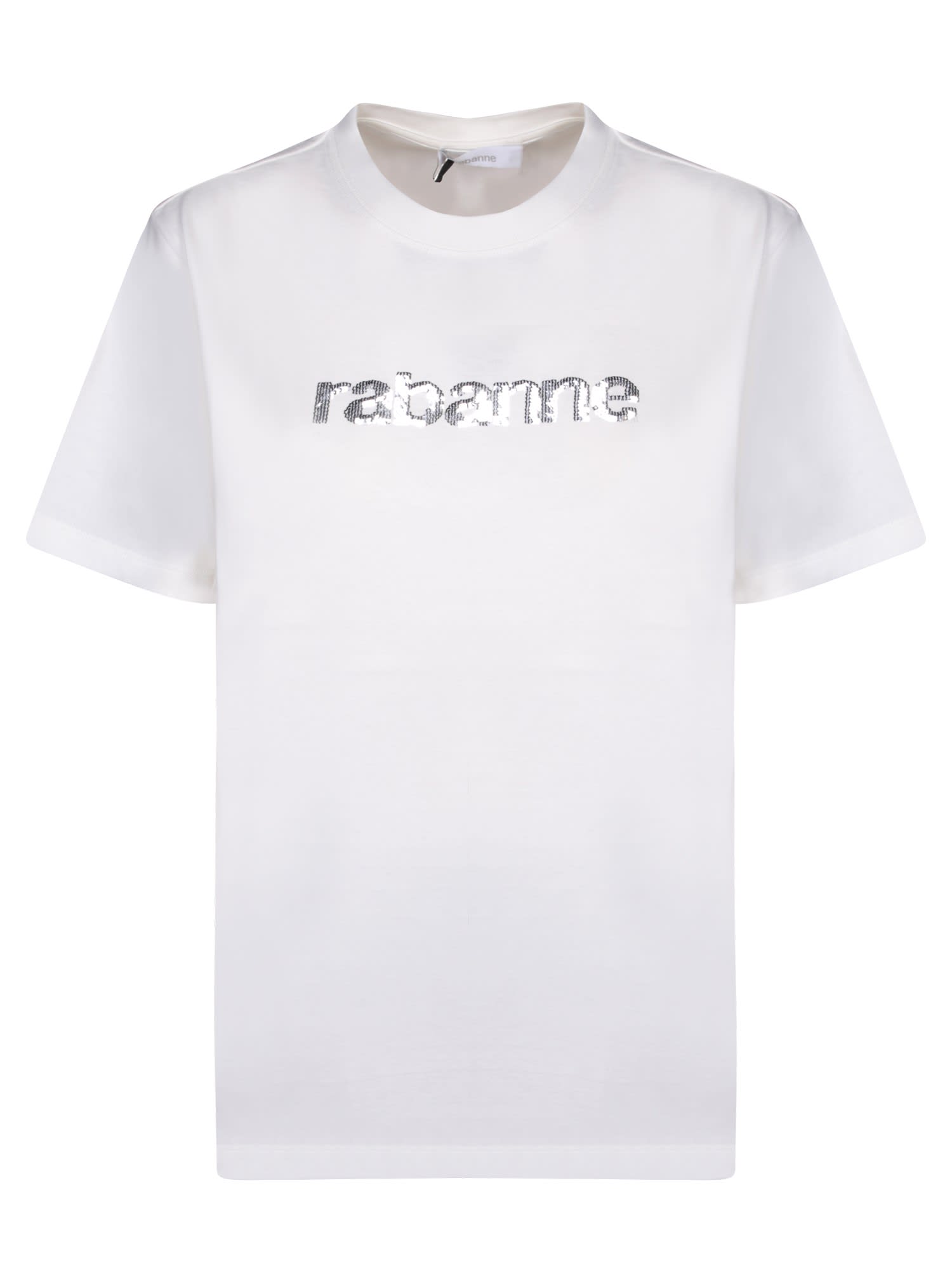 Rabanne Paco  White  Logo T-shirt