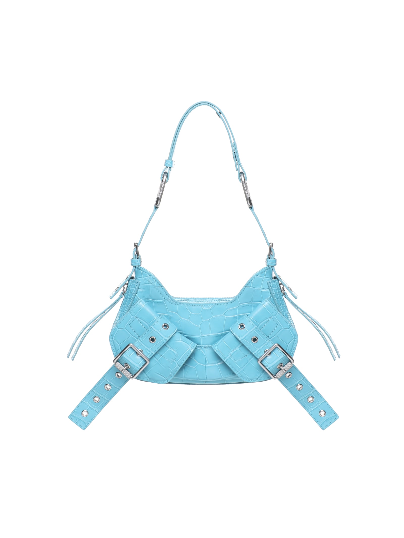 Shop Biasia Shoulder Bag Y2k.002 In Turquoise