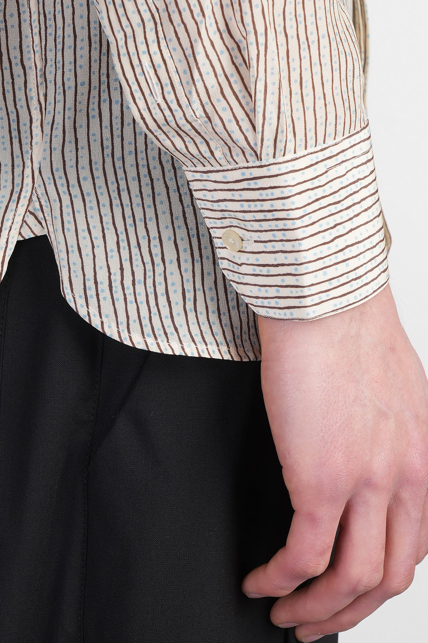 Laneus Shirt Man In Beige