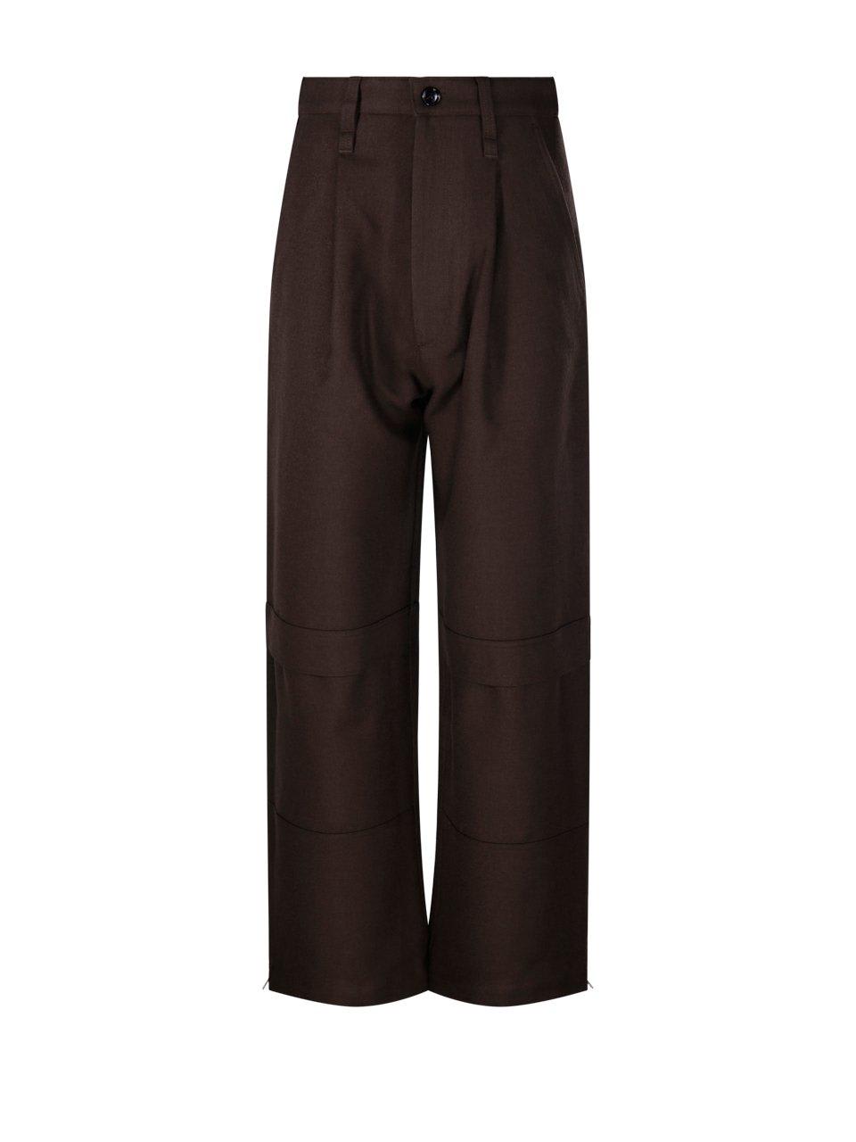 Gabardine Cargo Trousers