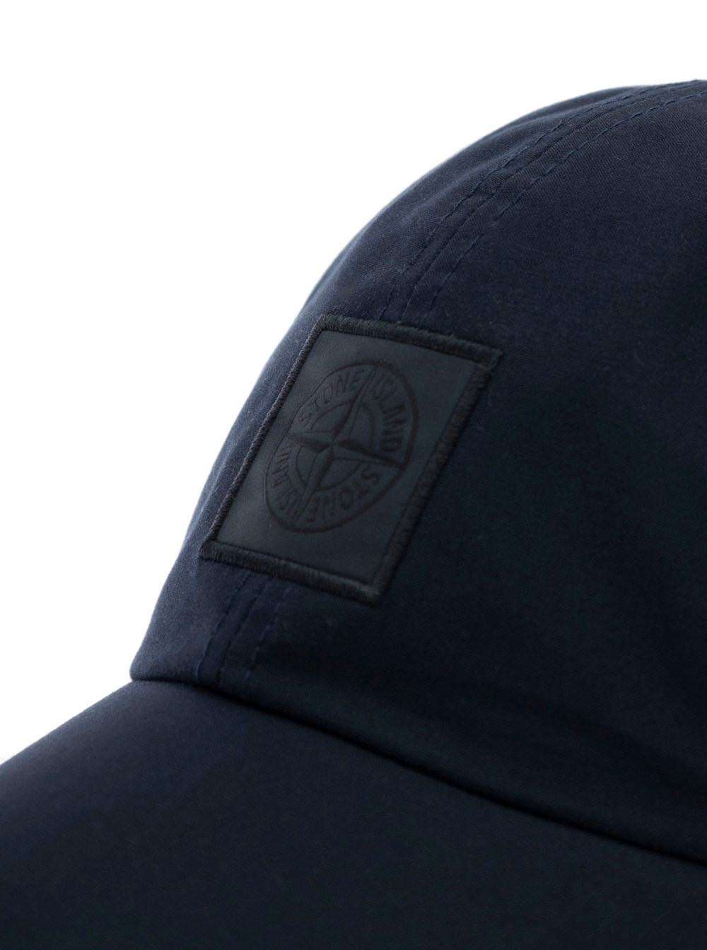 STONE ISLAND BLUE BASEBALL CAP WITH TONE-ON-TONE COMPASS LOGO ON THE FRONT IN COTTON MAN