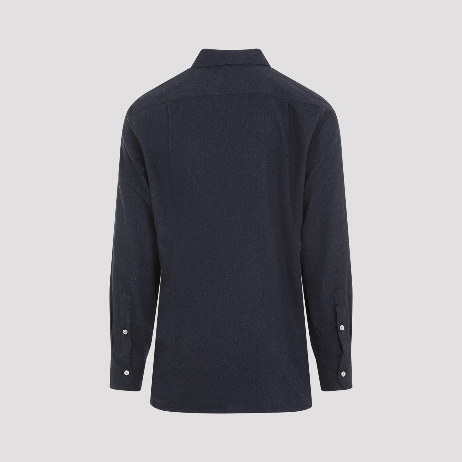Shop Kiton Shirt In Blu