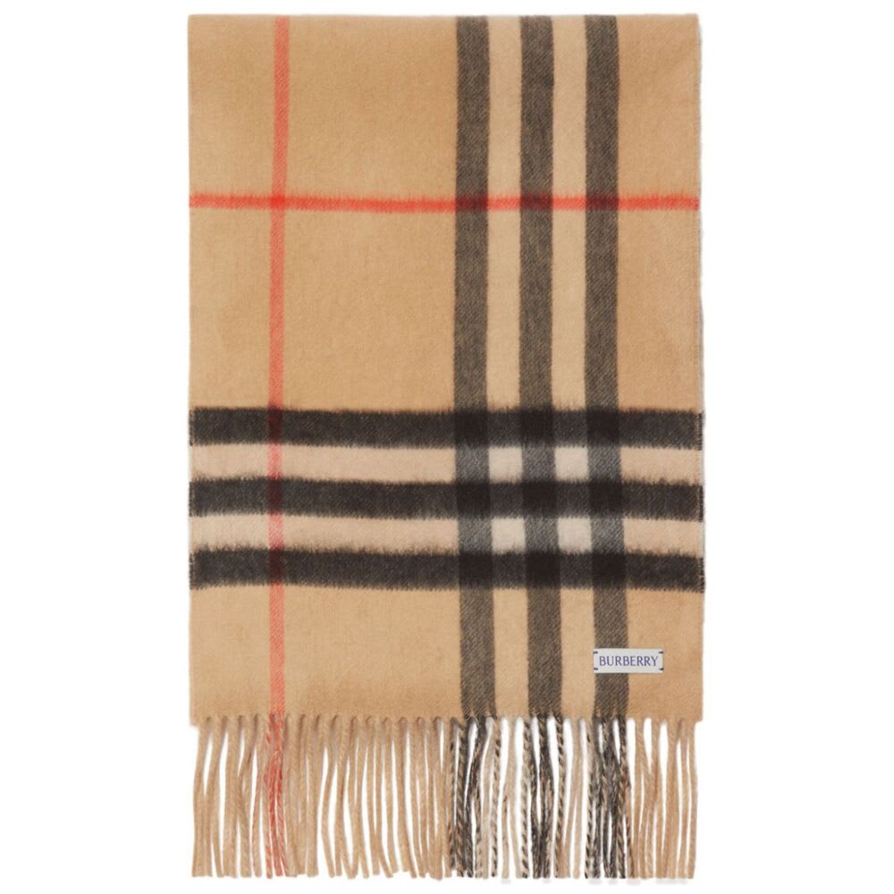 Shop Burberry Scarf In Neutrals