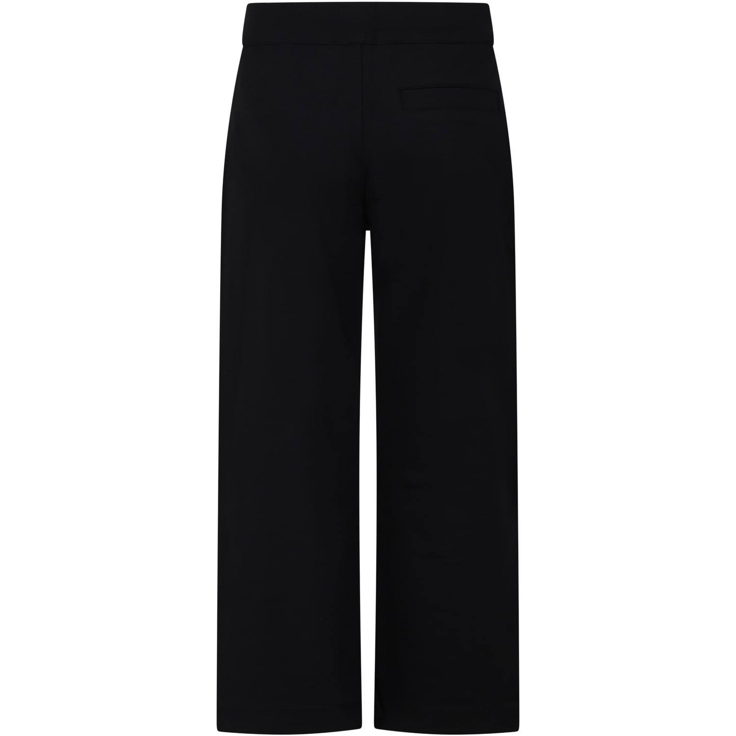 Shop Calvin Klein Black Trousers For Girl With Logo