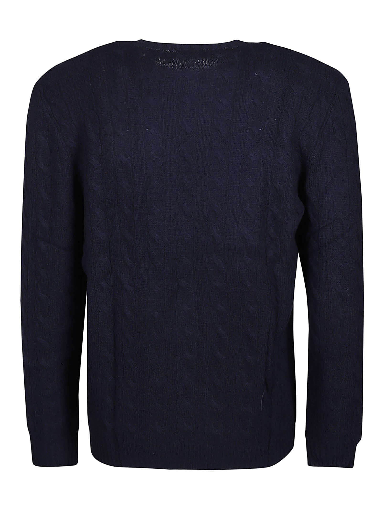 Shop Ralph Lauren Long Sleeve Sweater In Hunter Navy