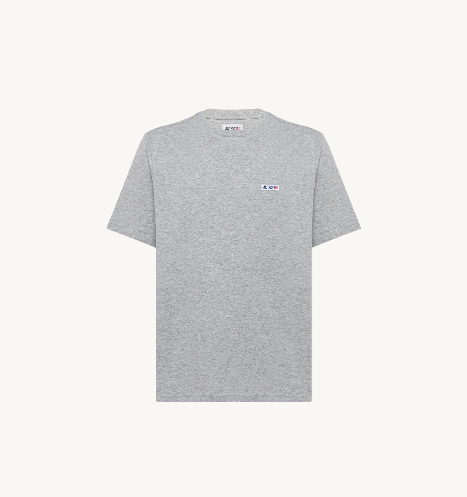 Autry Crew Neck Tee Melange In Melange