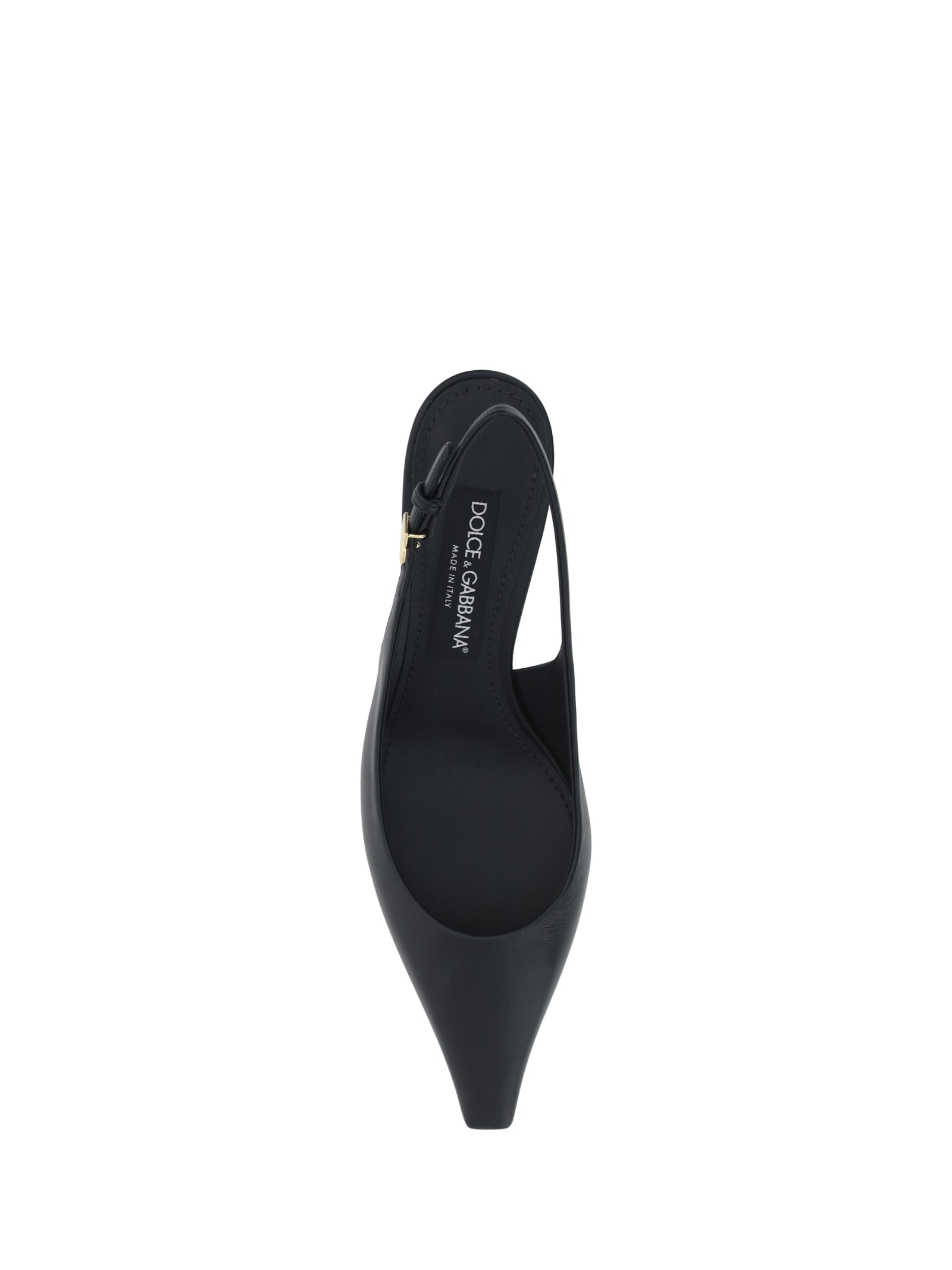 Shop Dolce & Gabbana Slingback Pumps In Nero