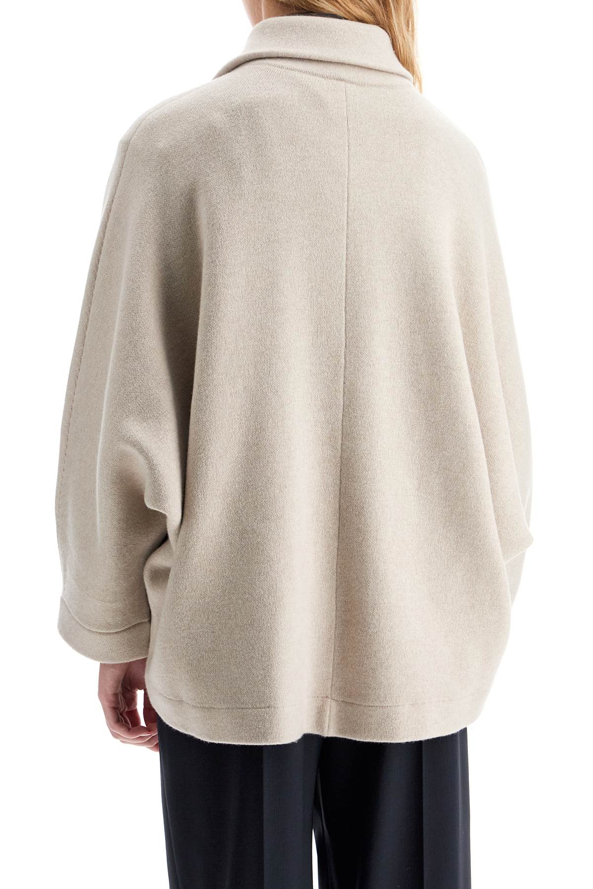 Shop Brunello Cucinelli Oversized Cashmere Card In Beige