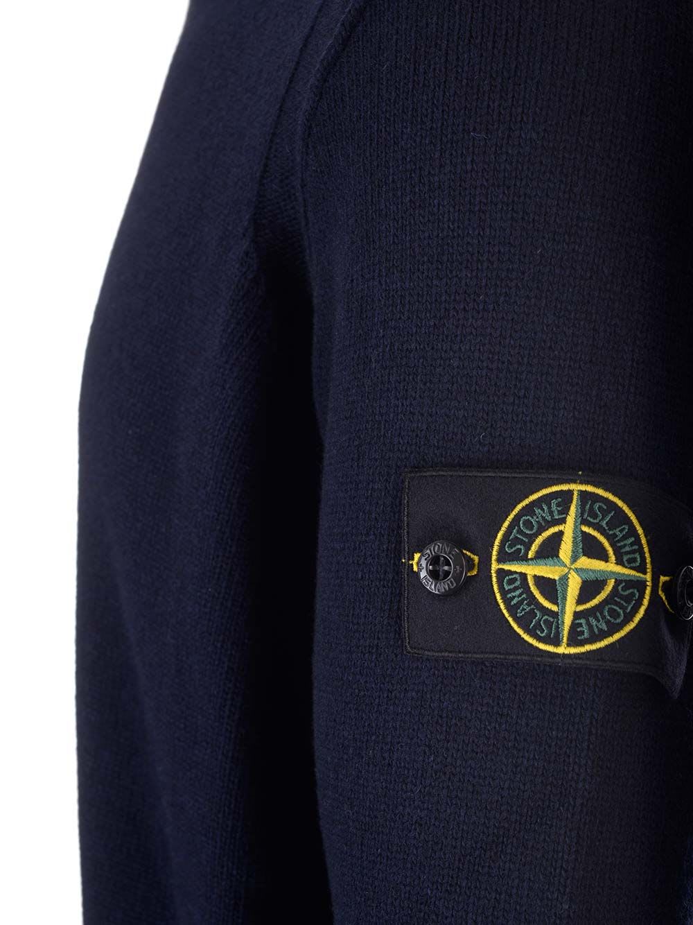 Shop Stone Island Crewneck Sweater In Navy