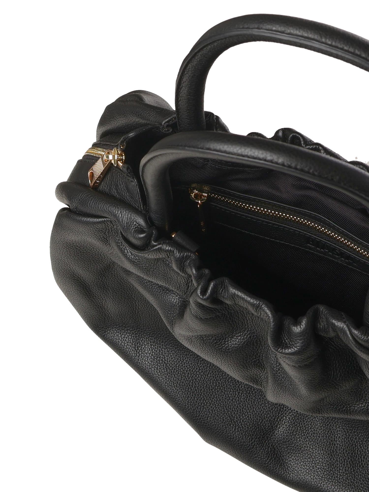 Biasia Gathered-detail Tote Bag In Black