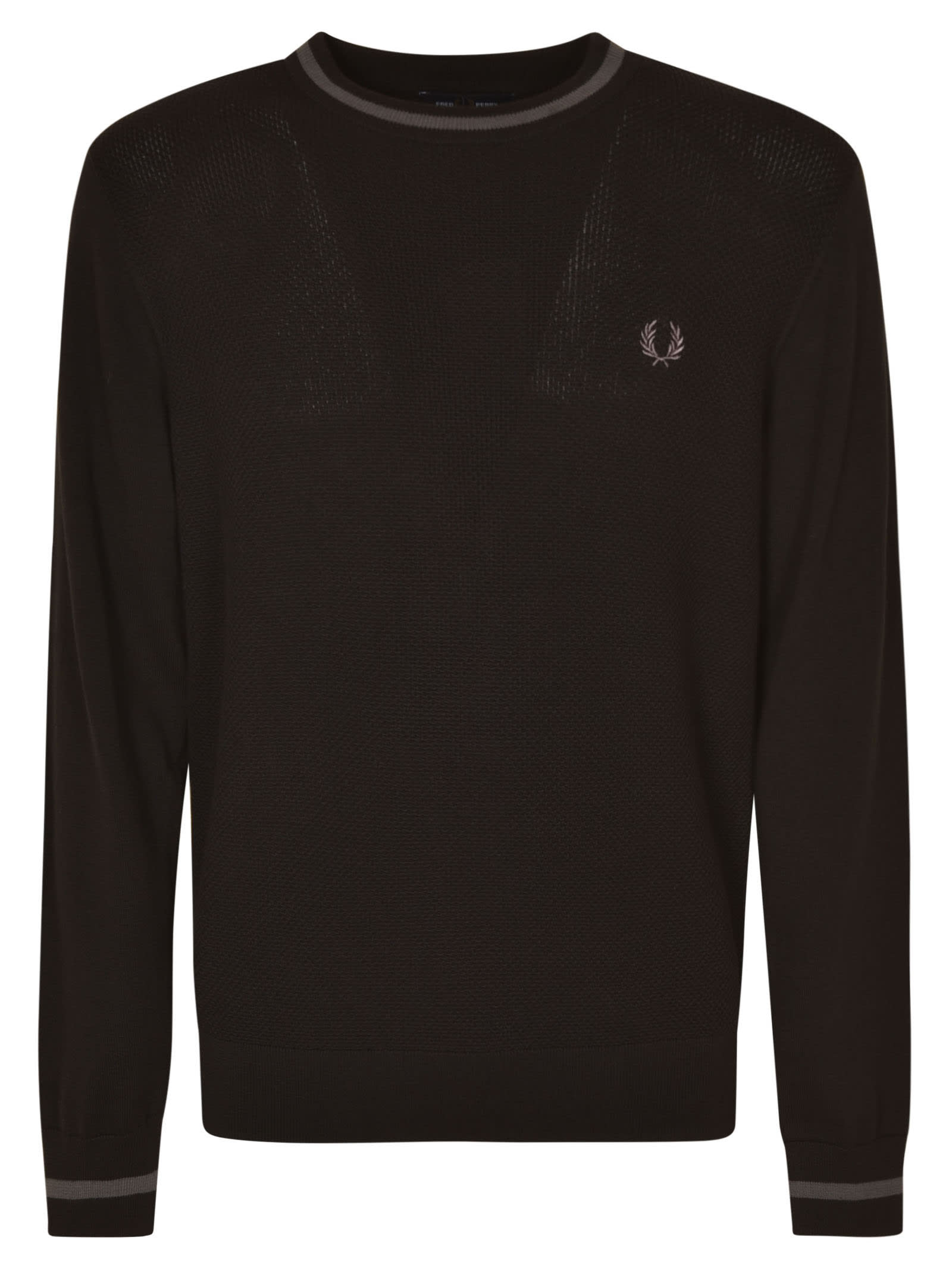 Fred Perry Textured Front Crewneck Jumper