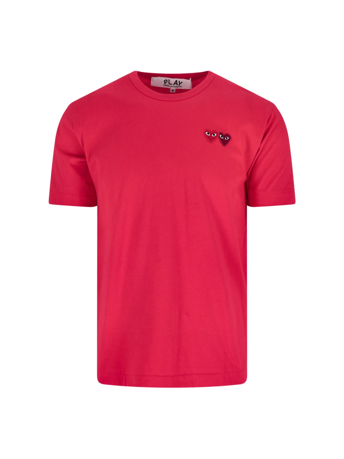 Comme Des Garçons Play Logo T-shirt In Black