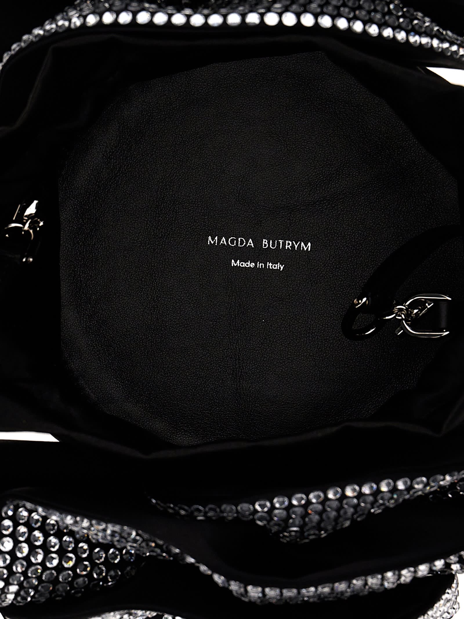 Shop Magda Butrym Magda Crossbody Bag In Black