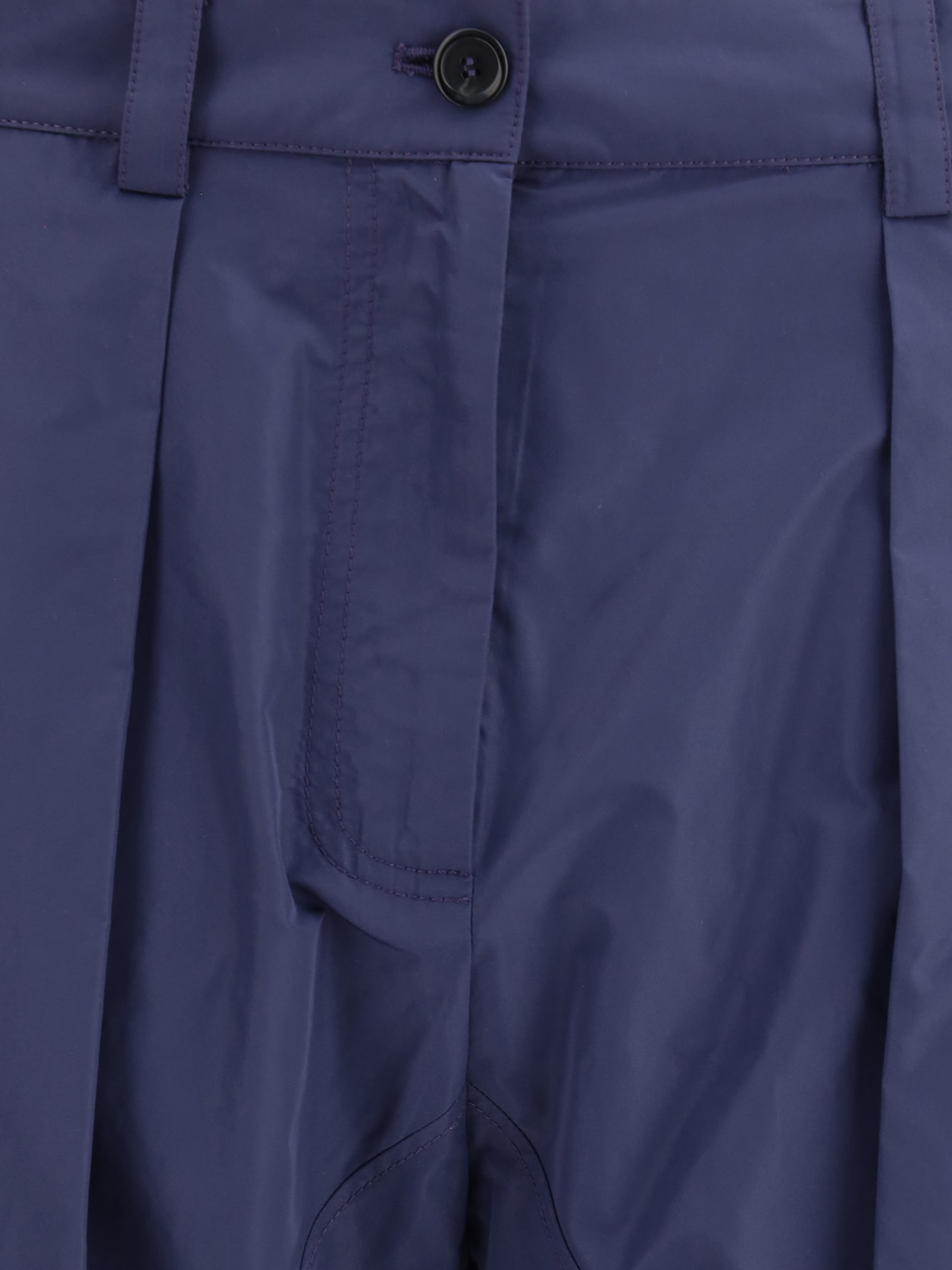 Pinko Straight-leg Casual Pants In Blue