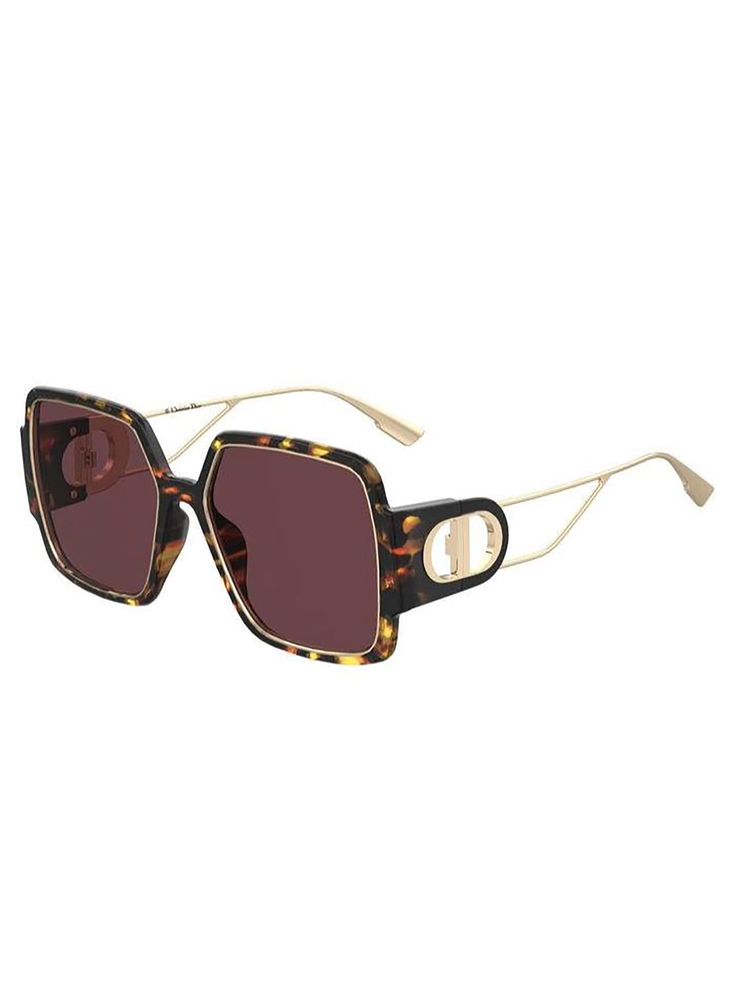 Shop Dior 30montaigne2 Sunglasses In Ylw Hvn