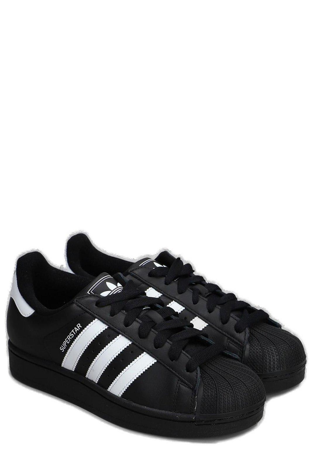 Adidas Originals Mens Adidas Superstar Ii Pony-hair Leather Low-top Trainers In Multi