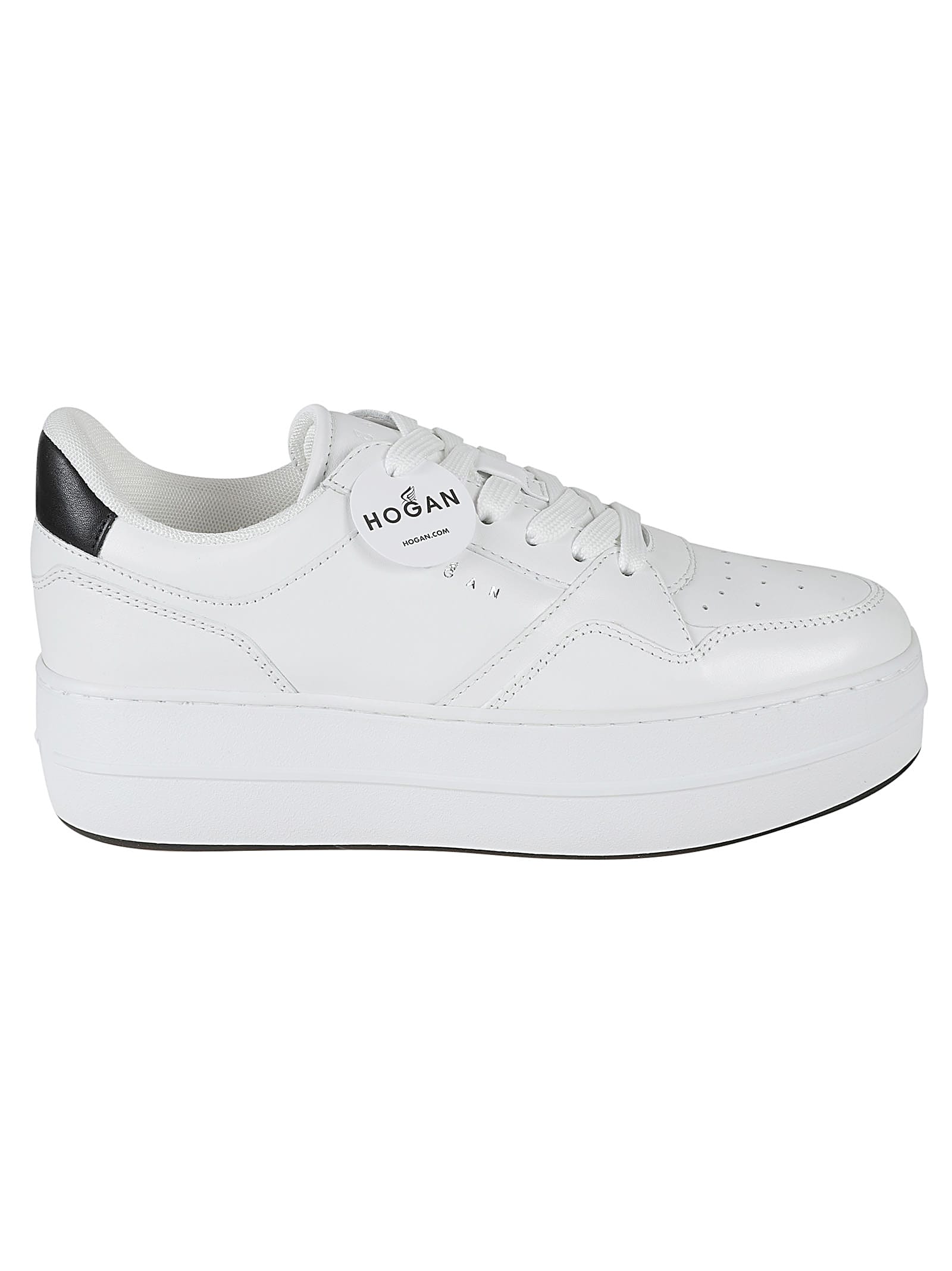 Hogan H670 Sneakers In White/black