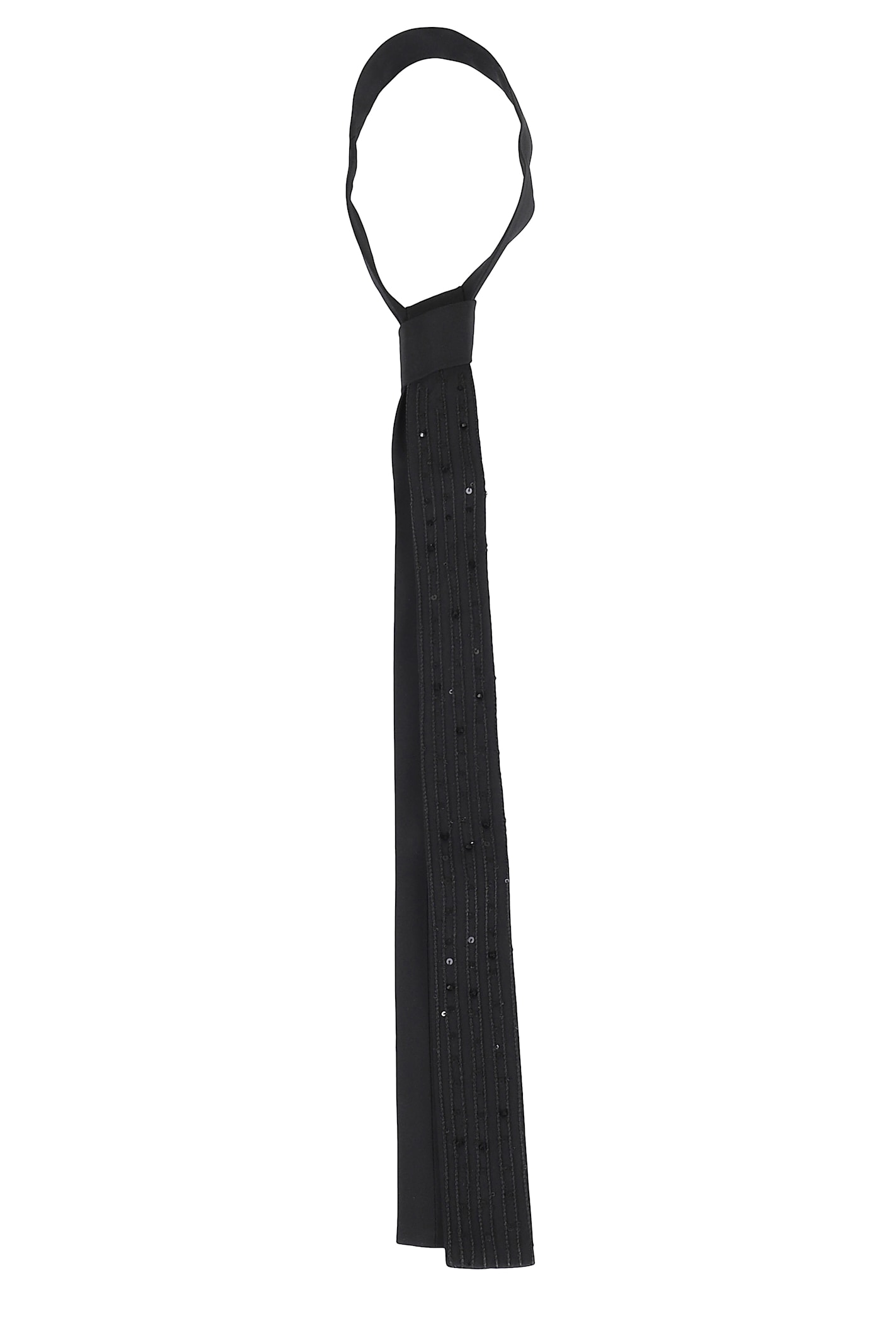 Antonelli Cravatta Zucca In Black